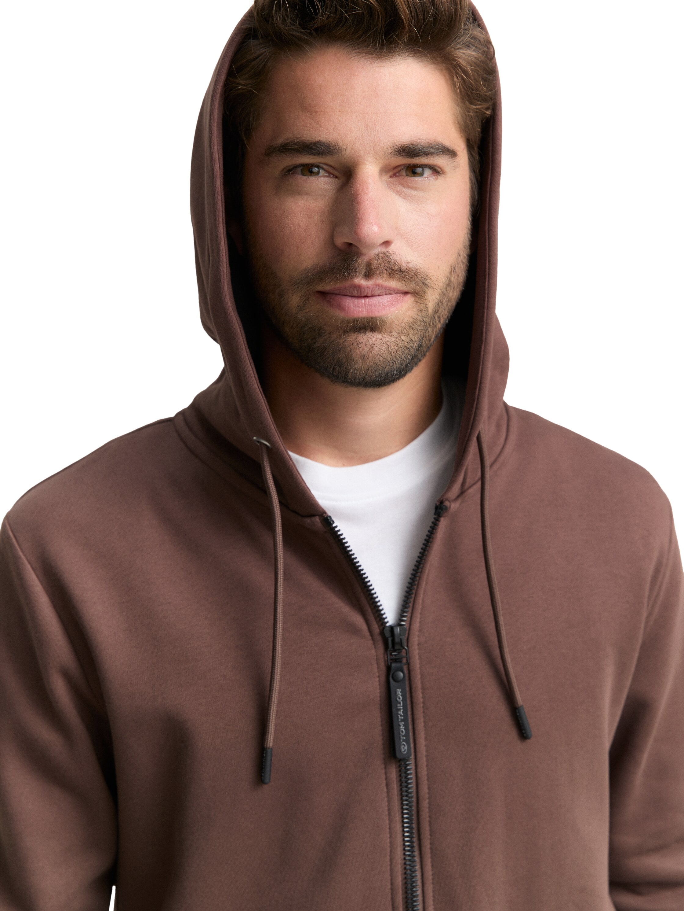 TOM TAILOR Kapuzensweatjacke mit Kapuze