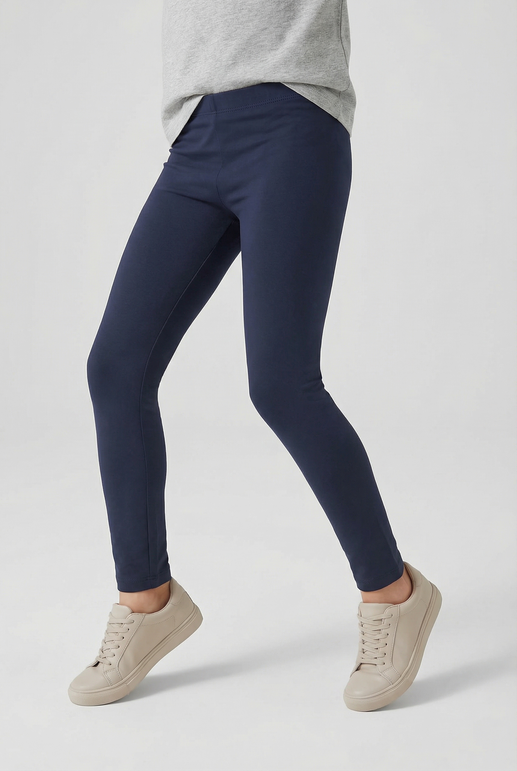 Name It Leggings »NKFVIVIAN 2P LEGGING L NOOS«  unifarben, casual, sehr schmal, Baumwollmischung, Jersey