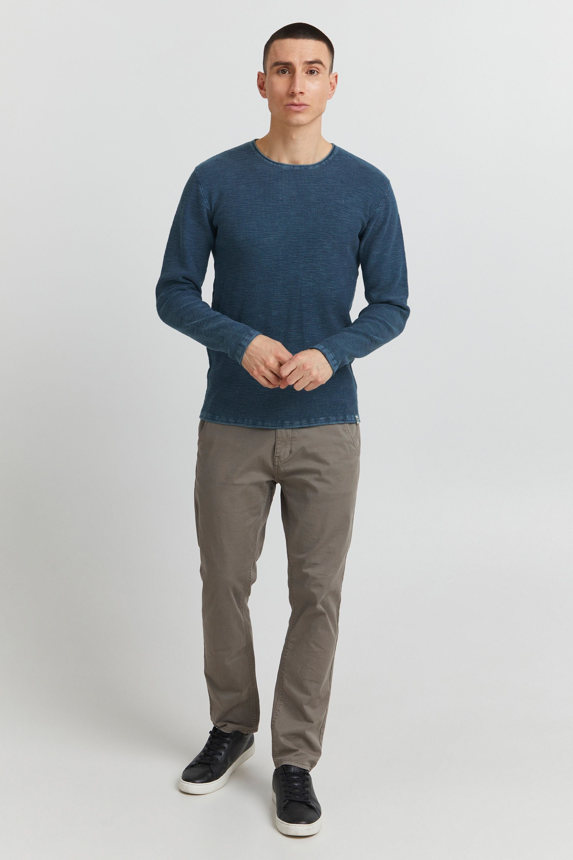 Indicode Strickfleece-Pullover »Strickpullover IDKarpo«