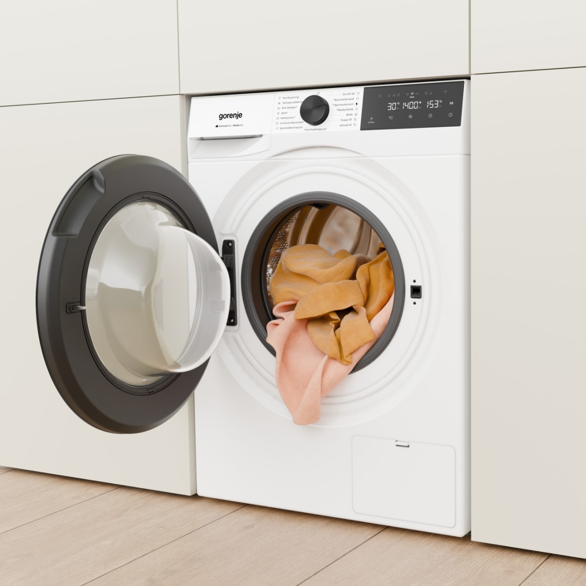 GORENJE Waschmaschine G400 »Wave G4S74A21« 7 kg 1400 U/min 20% besser als Energieklasse A, Trommelreinigungsprogramm