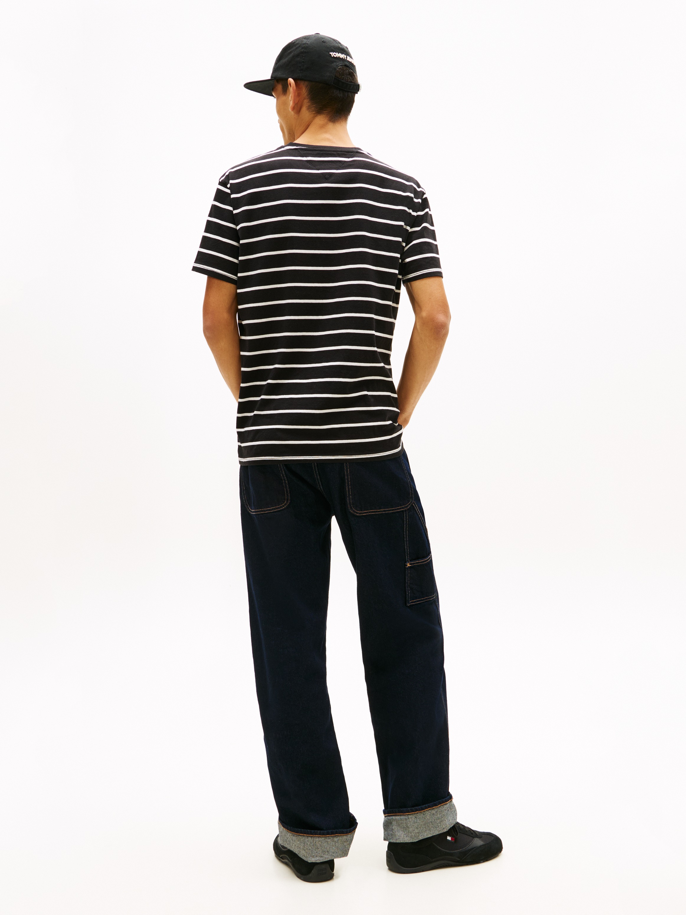 Tommy Jeans T-Shirt »TJM REGULAR STRIPE« Regular fit mit Rundhalsausschnitt
