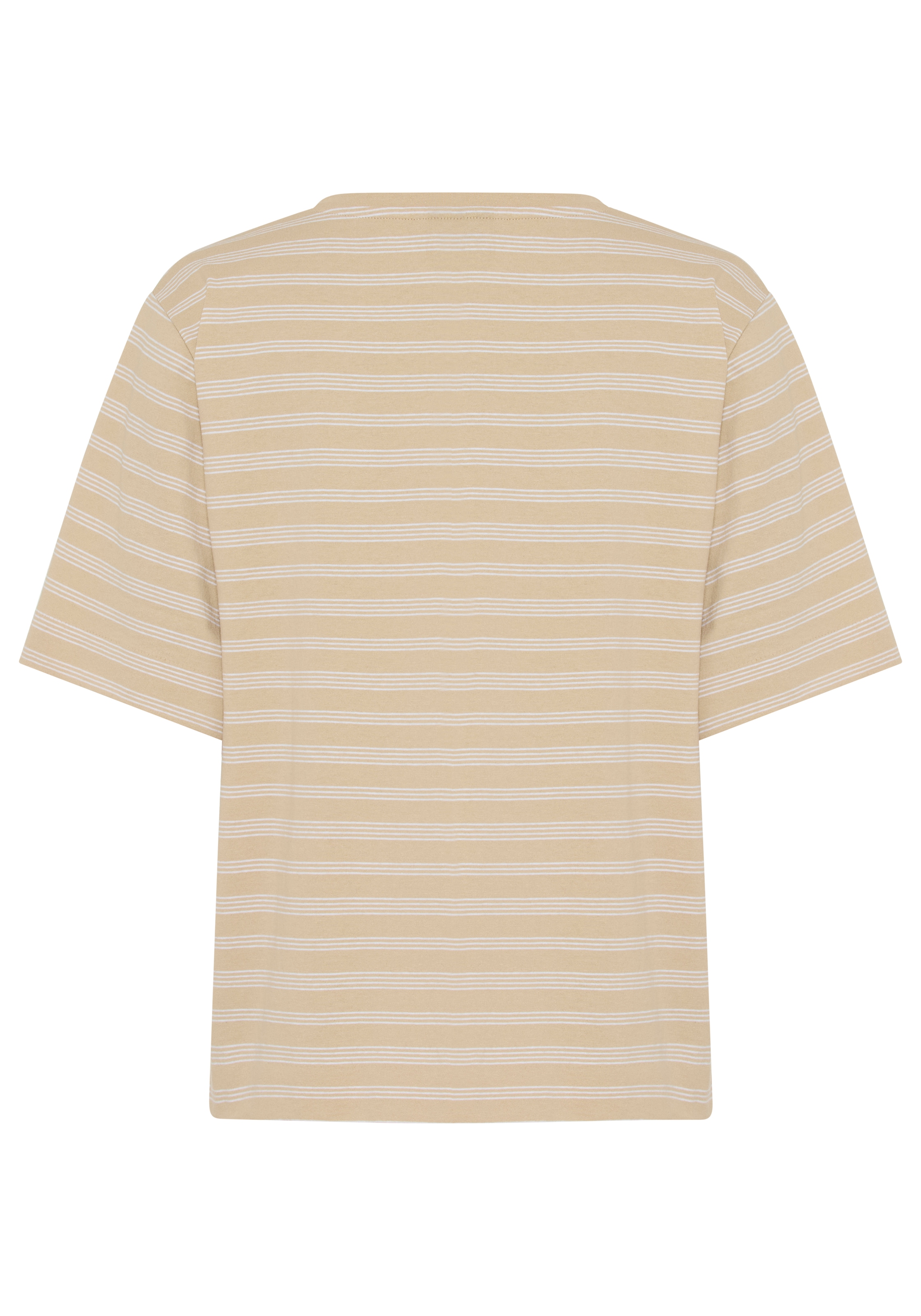 BOSS ORANGE T-Shirt »Eregular Stripe Premium Damenmode« Relaxed Fit, reine Baumwolle