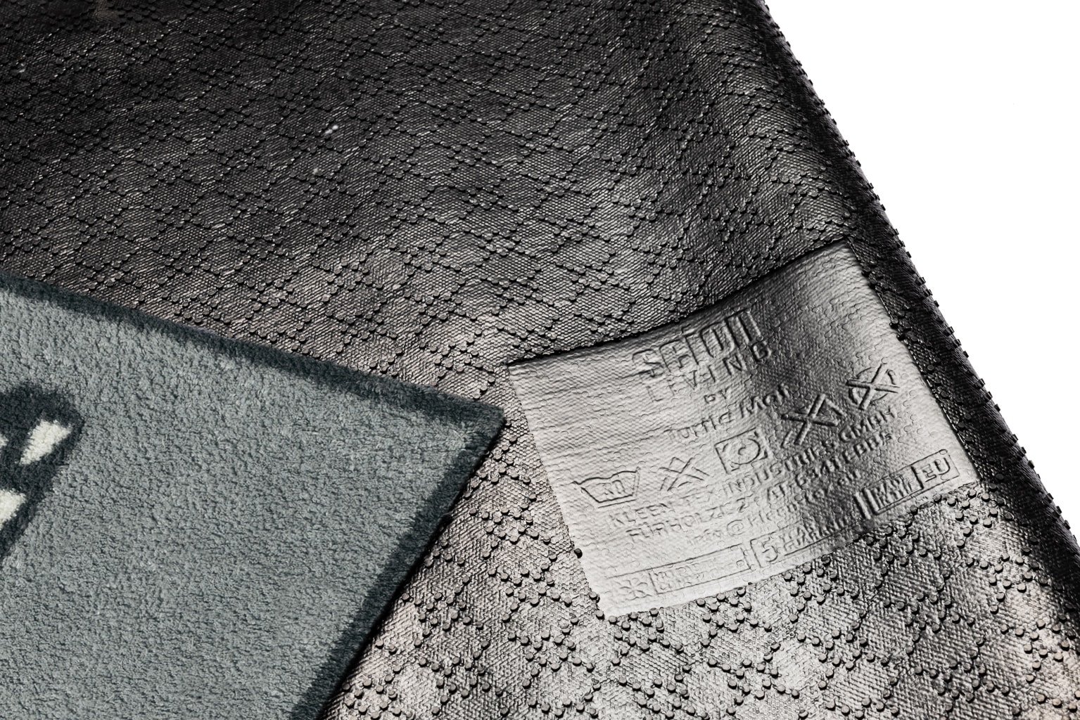 Turtle Mat Fußmatte »Kissing Spike Slate« rechteckig 9 mm Höhe