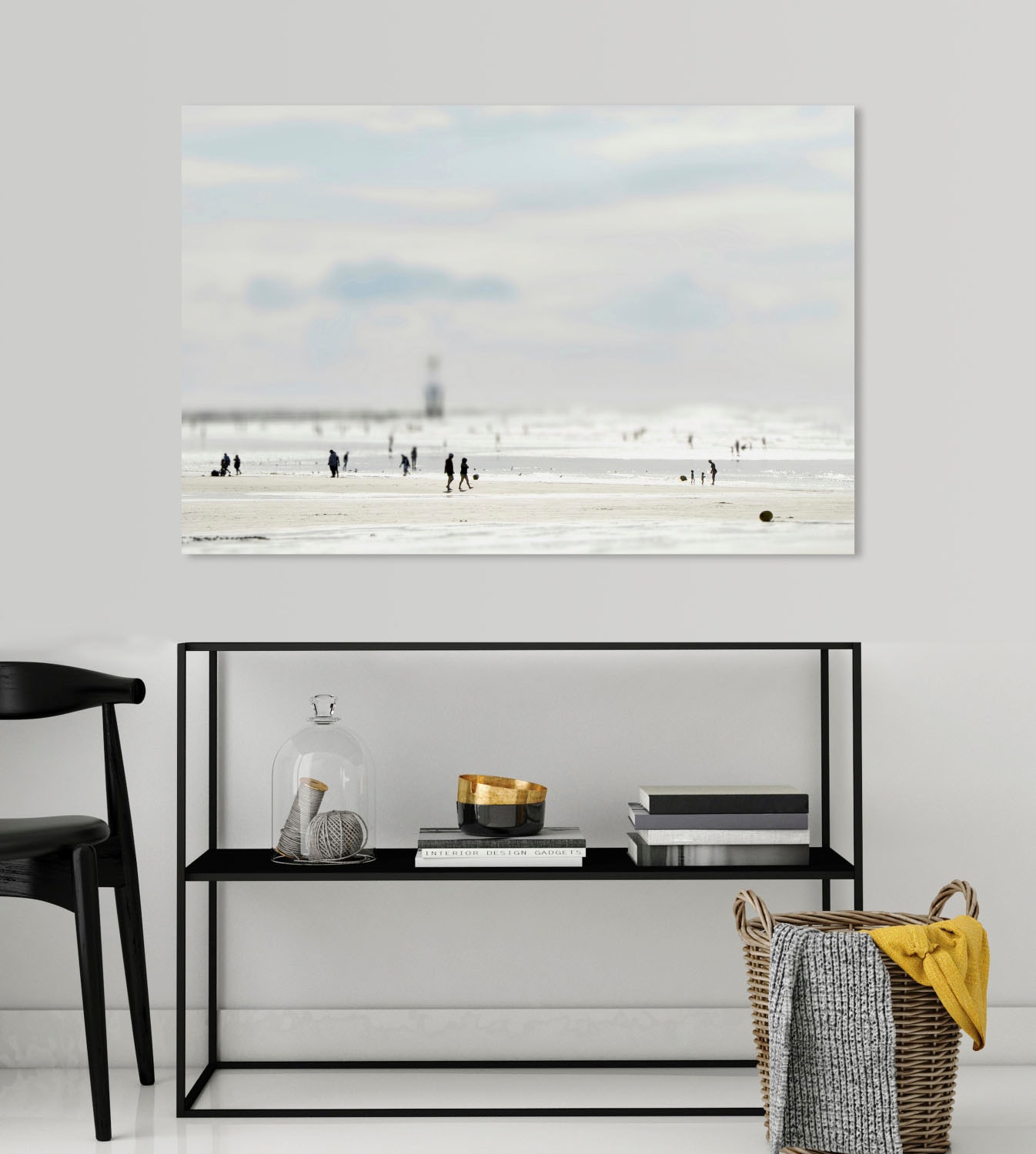 queence Acrylglasbild »Ebbe« Meer | Meer Bilder | Strand | Strandbilder Fine Art-Print in Galeriequalität