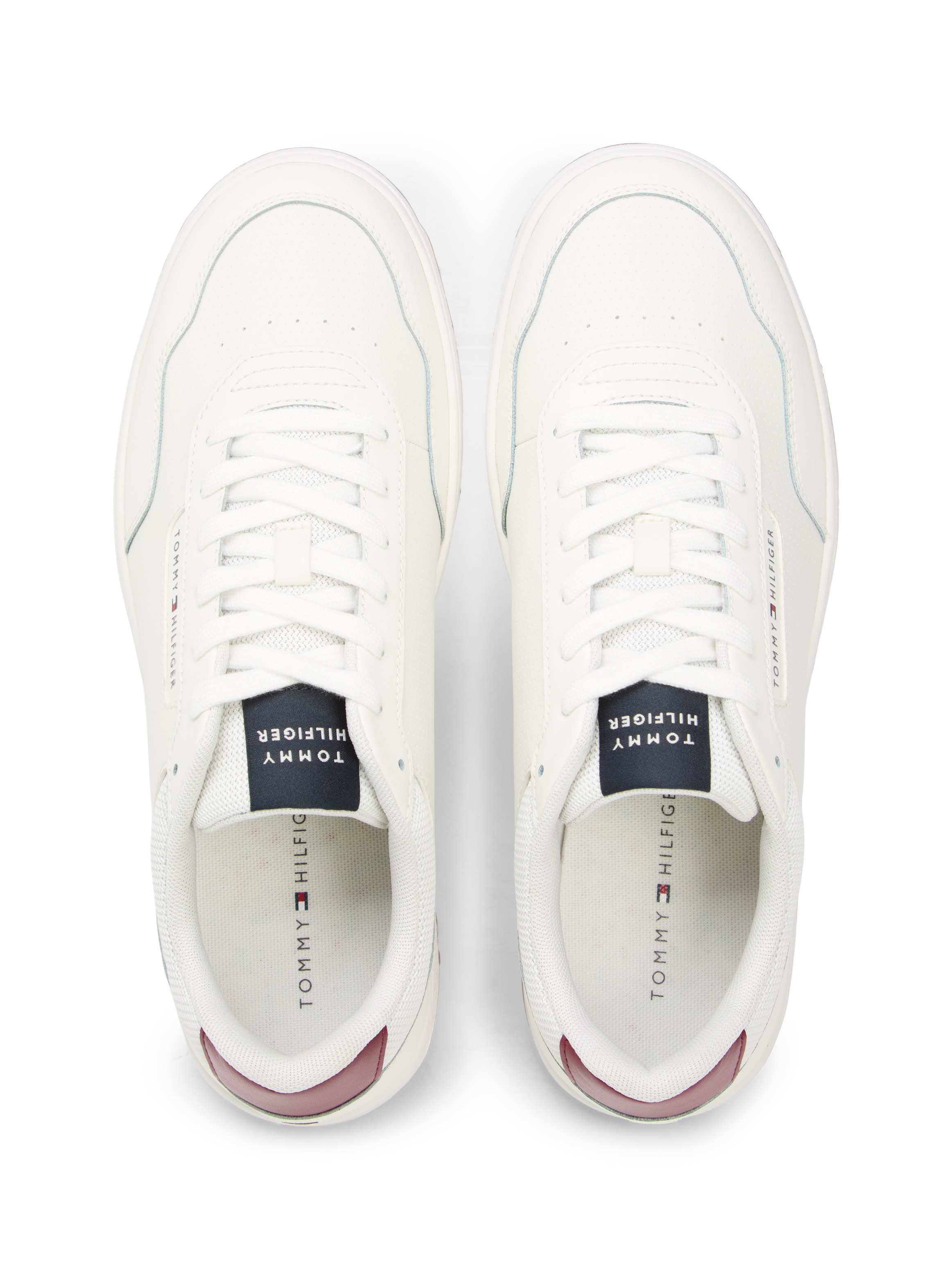 Tommy Hilfiger Sneaker »BASKET CORE LITE LTH BLOCK«  , Freizeitschuh, Halbschuh, Schnürschuh mit seitlicher Logoverzierung