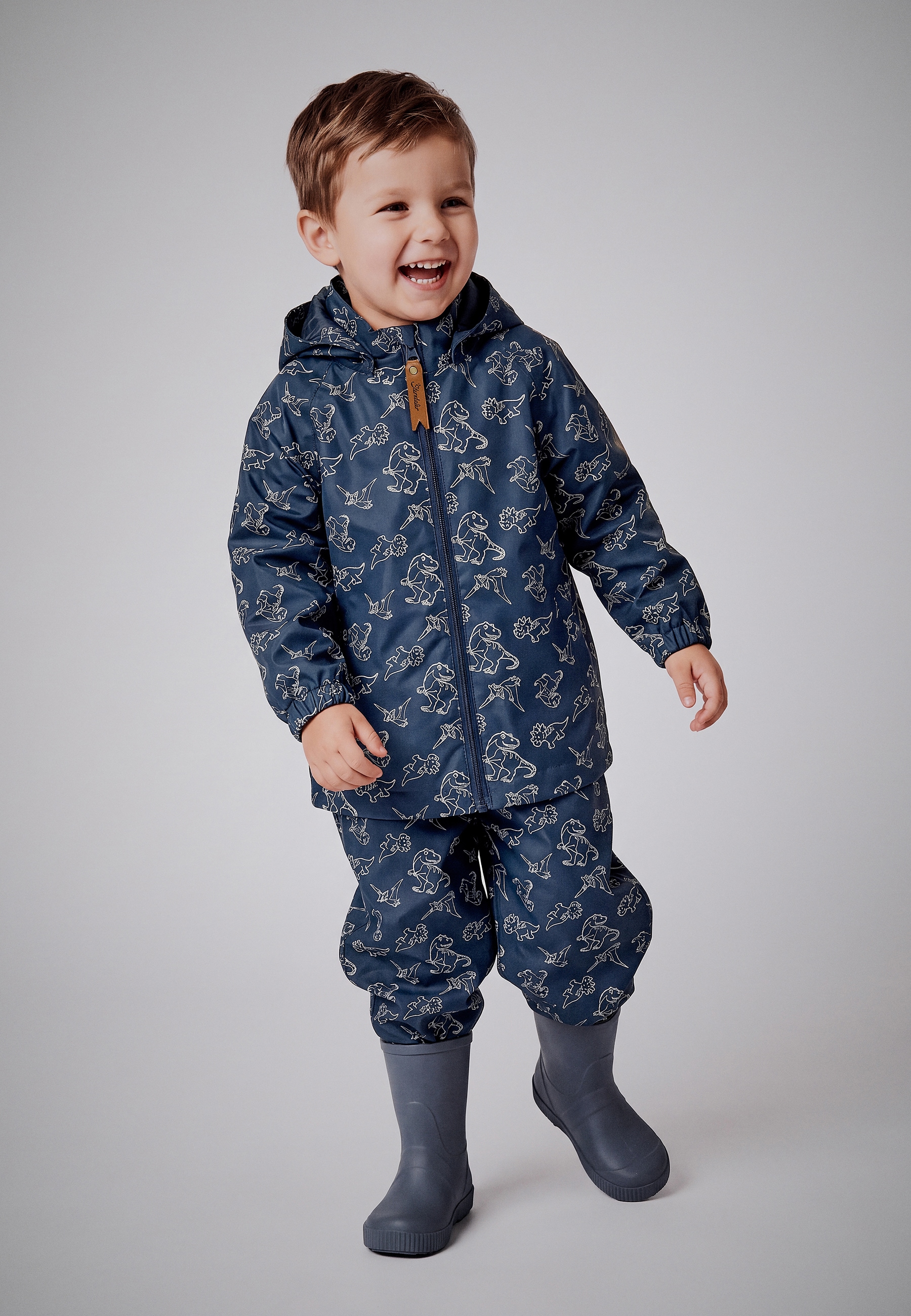 Sterntaler® Regenjacke »Regenjacke gefüttert Dino«