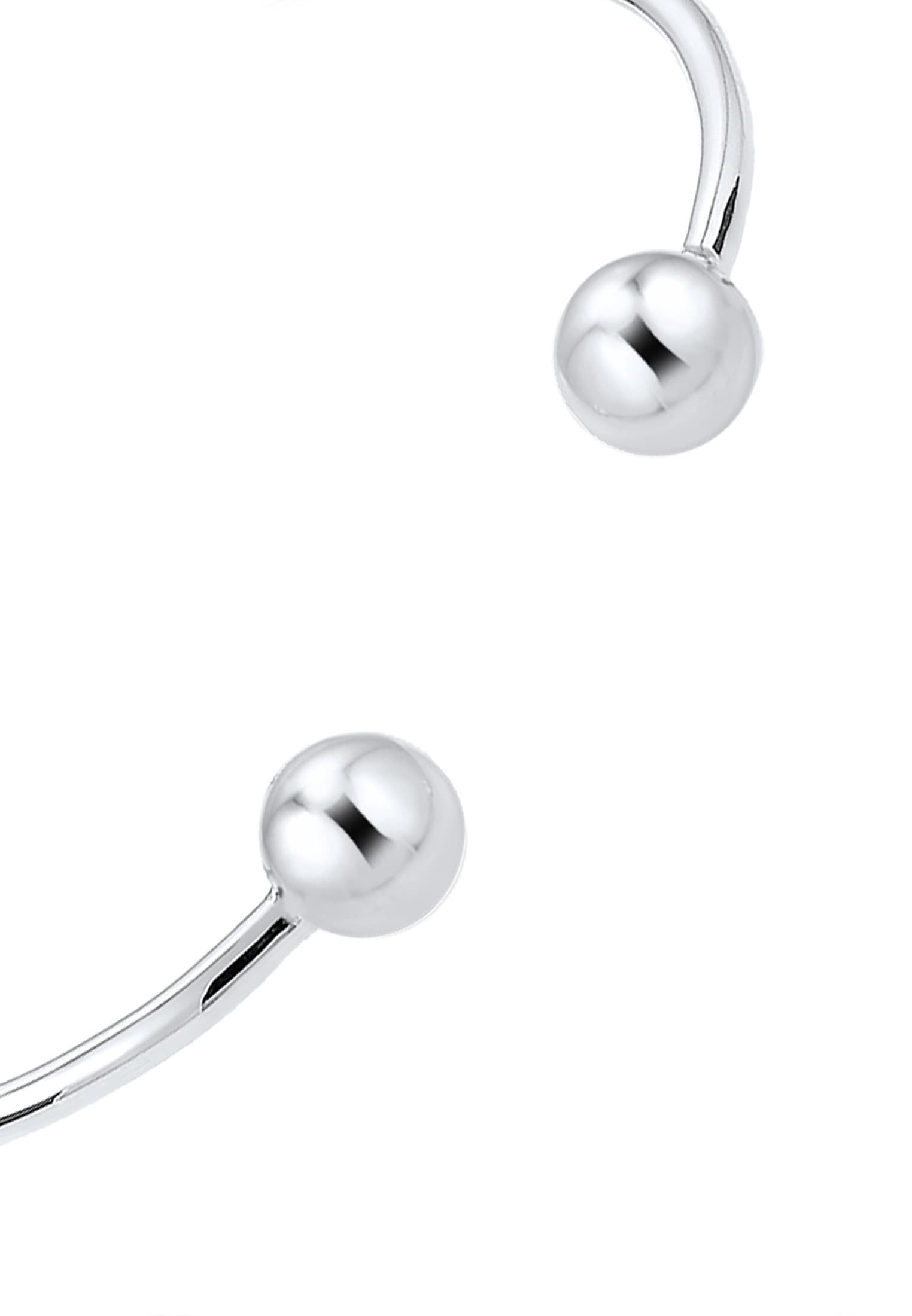 Elli Armreif »Armband Elli Armband Kugel Ball Geo Bangle Basic 925 Sterling Silber«