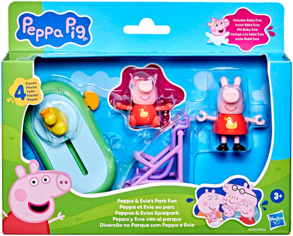 Hasbro Spielwelt »Peppa Pig Peppa und Evies Spielpark«