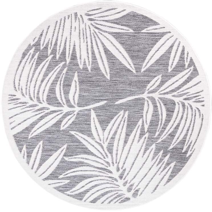 Carpet City Outdoorteppich »Outdoor 468«, rund, 5 mm Höhe, UV-beständig, Flachgewebe, auch in quadratischer Form erhältlich