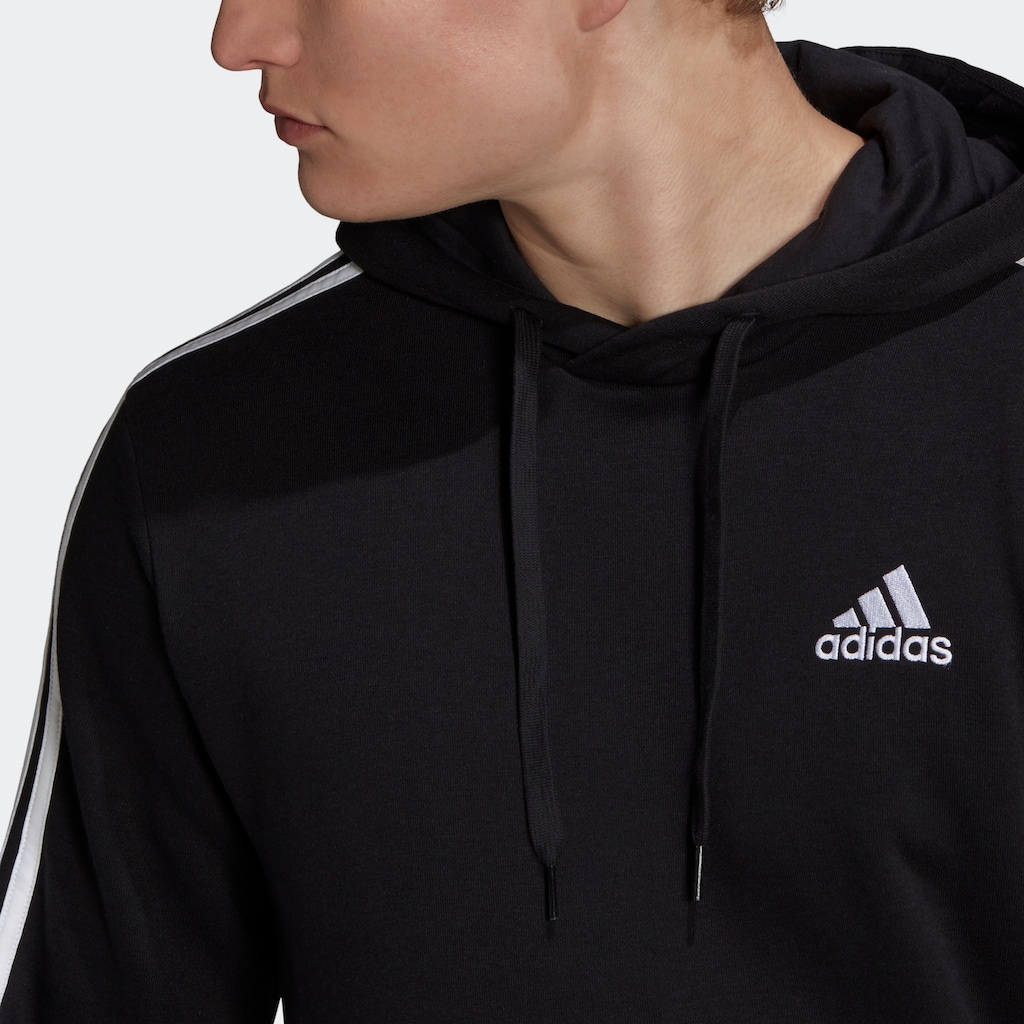 adidas Sportswear Sweatshirt »ESSENTIALS FLEECE 3STREIFEN HOODIE«