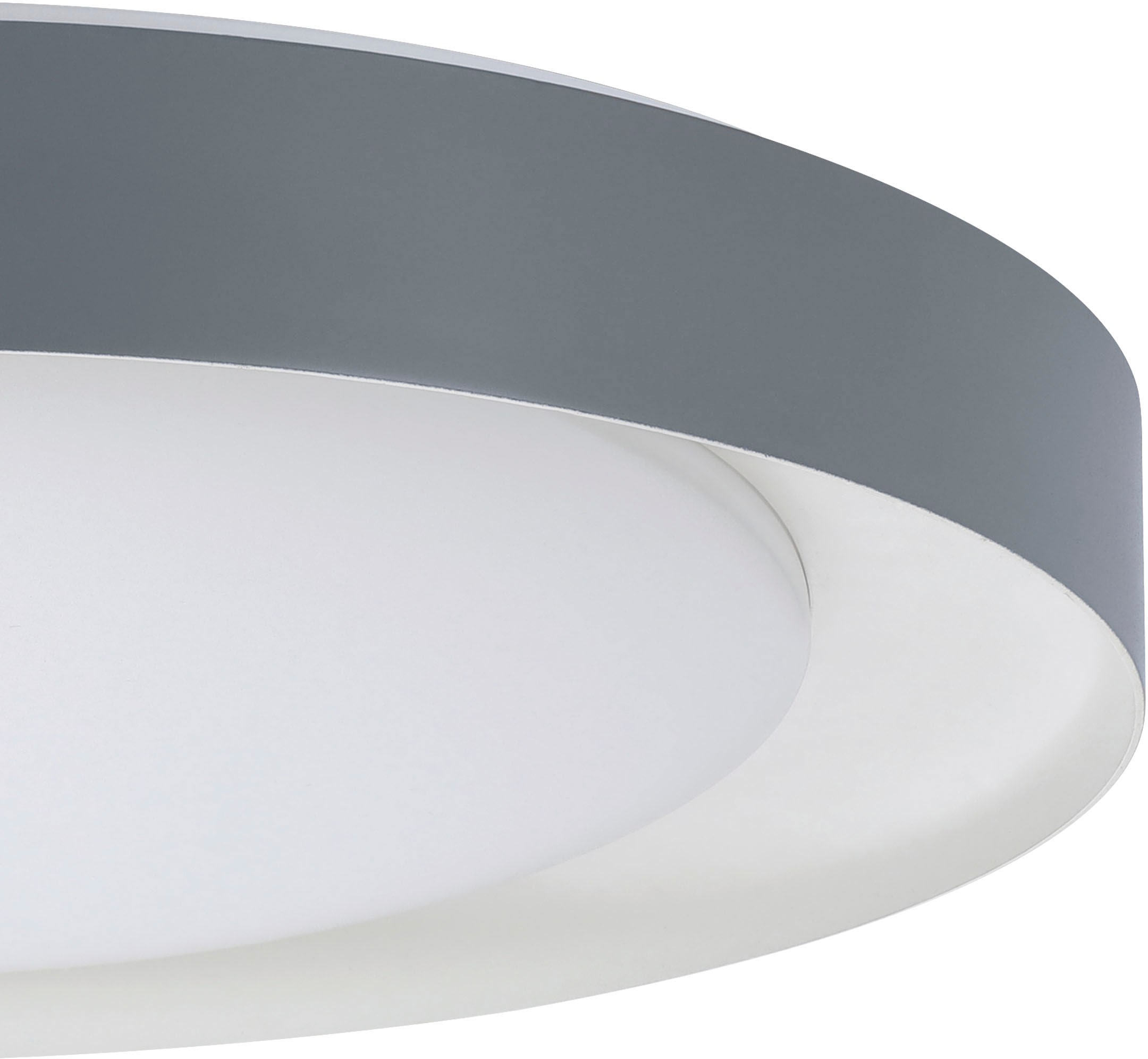 EGLO Deckenleuchte »LAURITO«, Leuchtmittel LED-Modul | LED fest integriert, Deckenleuchte in weiß aus Stahl - 24W - warmweiß - kaltweiß