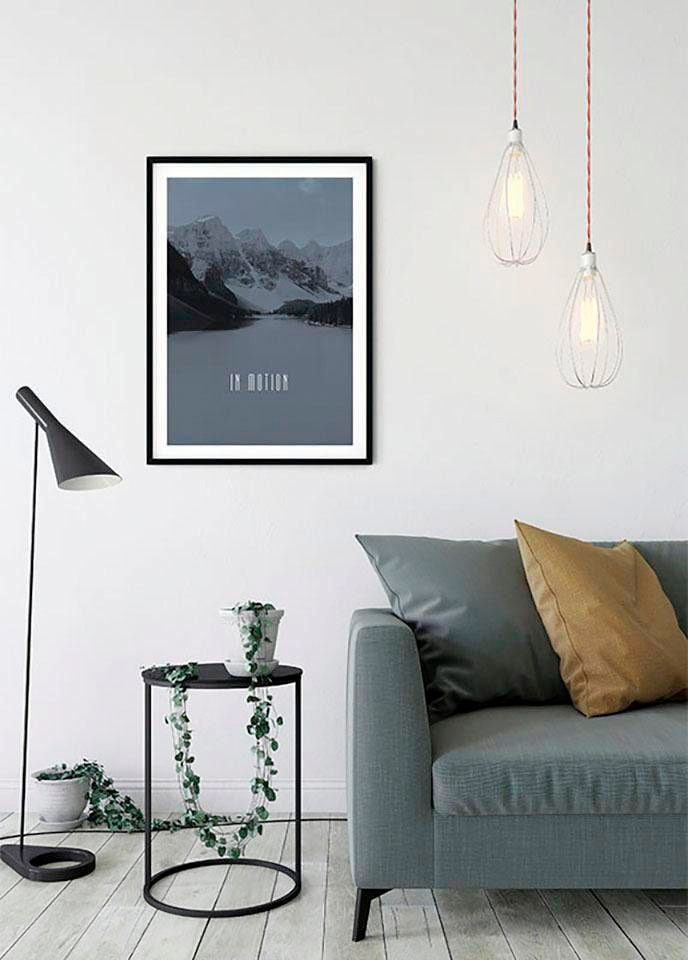 Komar Poster »Word Lake Kinderzimmer, bei Steel«, online Motion St.), Natur, bestellen Wohnzimmer Schlafzimmer, (1 OTTO In