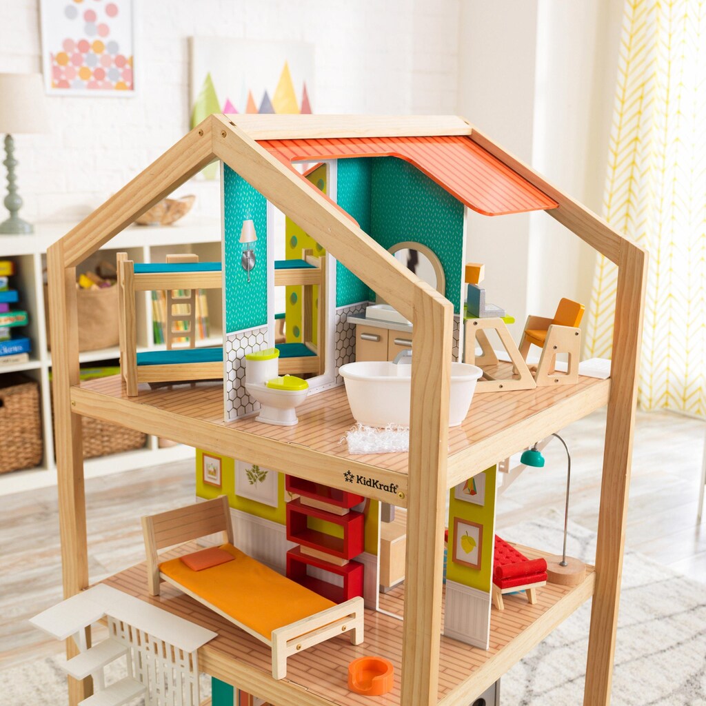 KidKraft® Puppenhaus »Stylish Mansion mit EZ Kraft Assembly™«