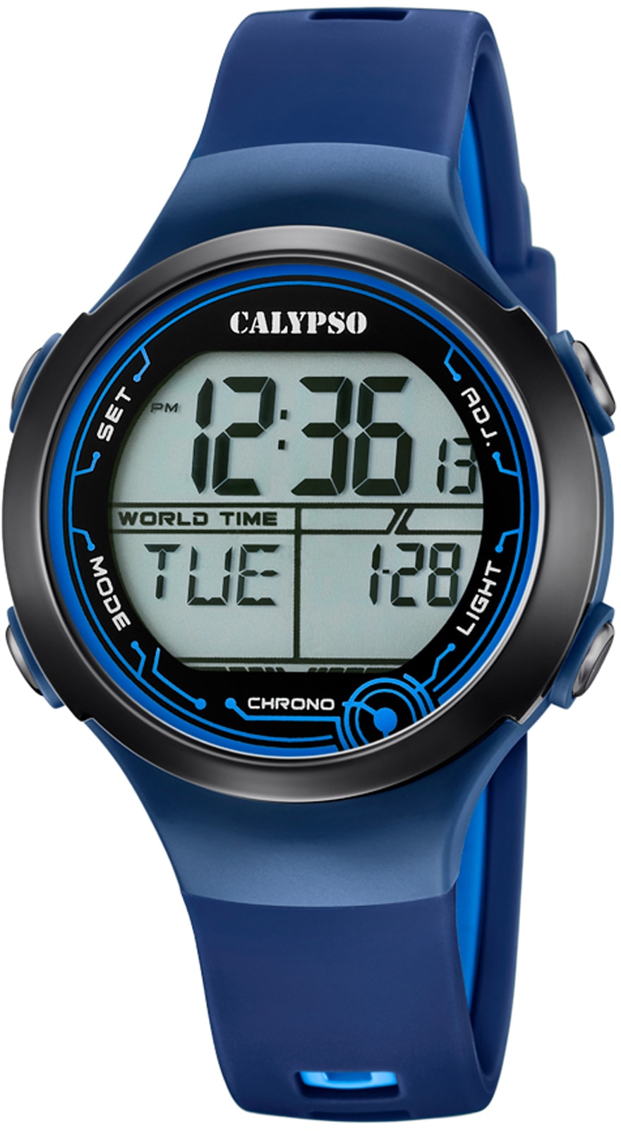 CALYPSO WATCHES Chronograph »Digital Crush, K5799/5«, Armbanduhr, Quarzuhr, Damenuhr, Digitalanzeige, Datum, Stoppfunktion