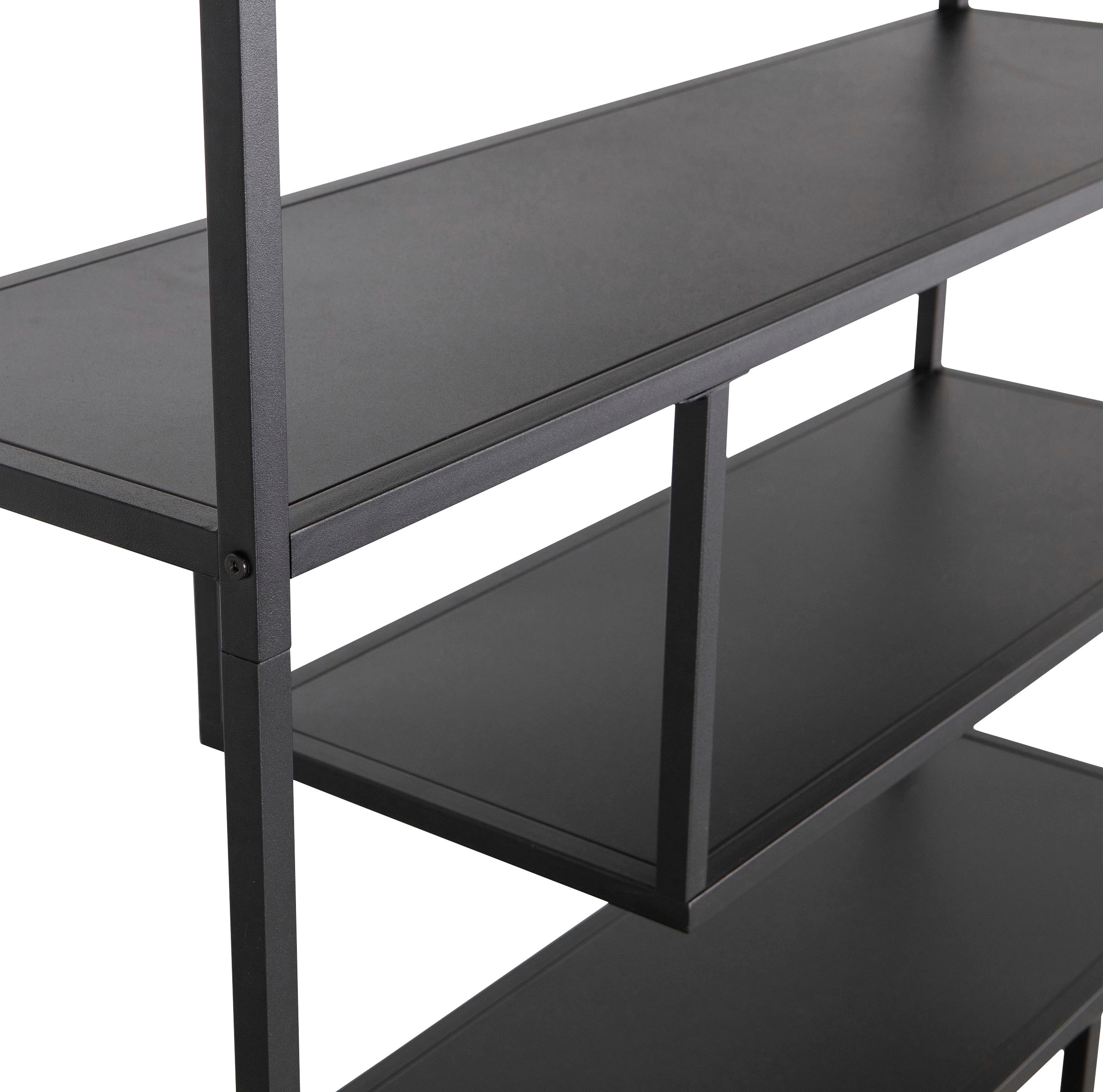 WOOOD Bücherregal »Teun«, Regal aus Metall, viel Platz, H 188 cm x B 120 cm