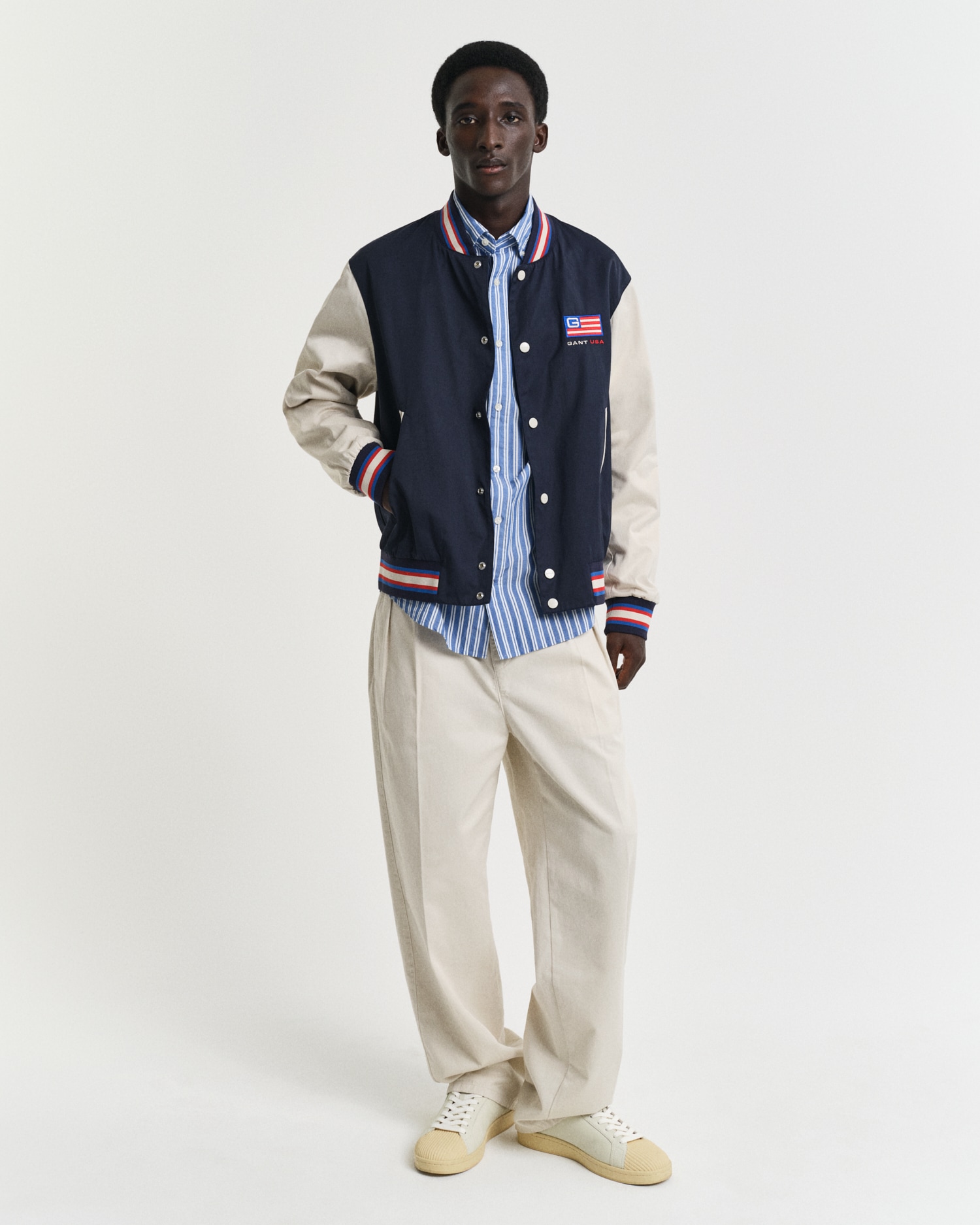 Gant Langarmhemd »REG CLASSIC POPLIN STRIPE SHIRT«