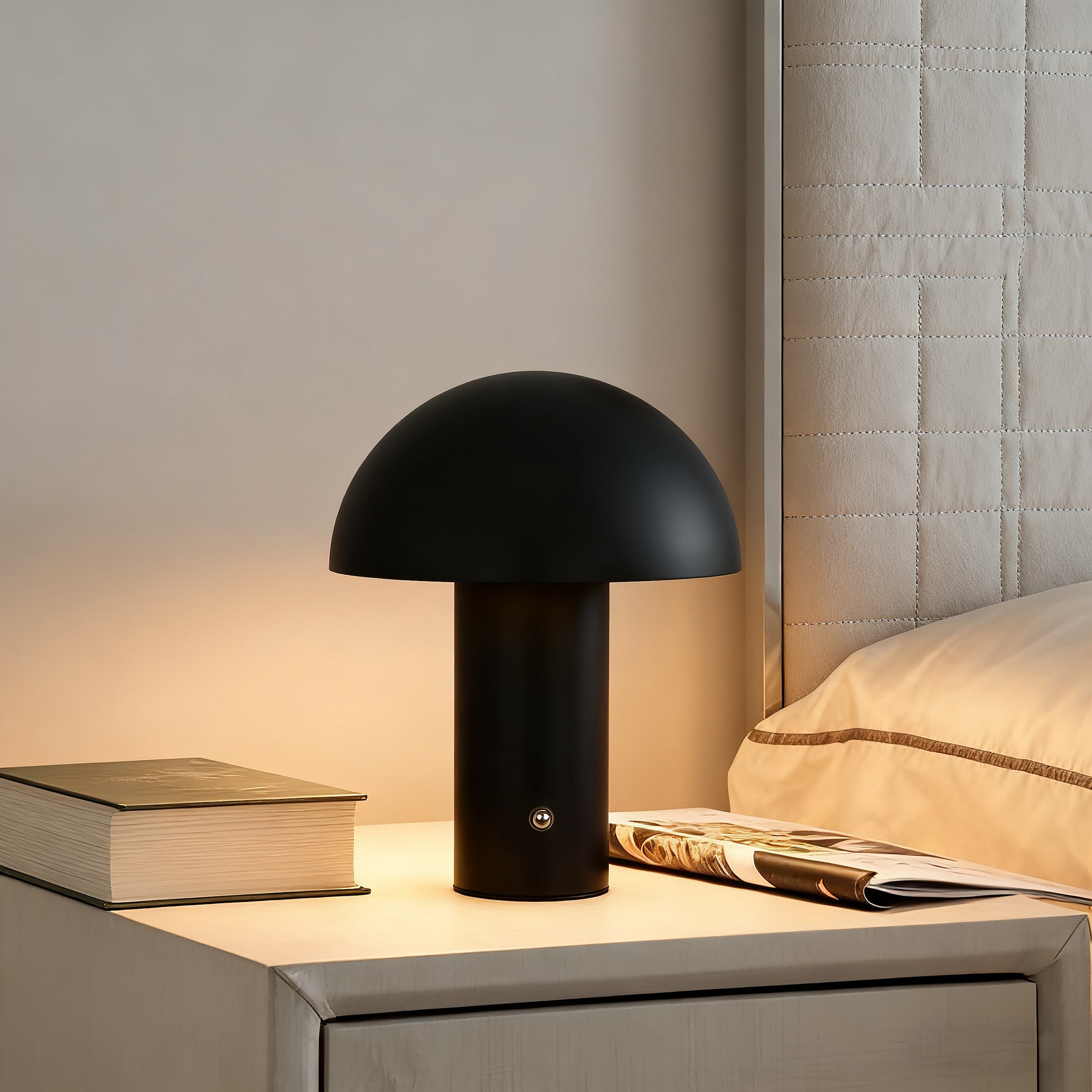 s.Oliver LED Tischleuchte »Hillu« LED-Modul 1 Stk. warmweiß - kaltweiß stufenlos dimmbar Typ-C-Ladekabel im Lieferumfang enthalten