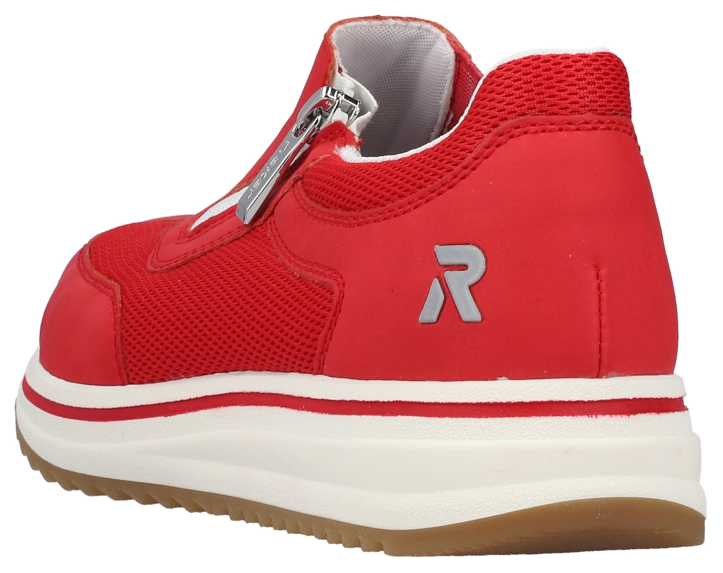 Rieker Slipper  Slip-on Sneaker, Halbschuh, Freizeitschuh mit Reißverschluss