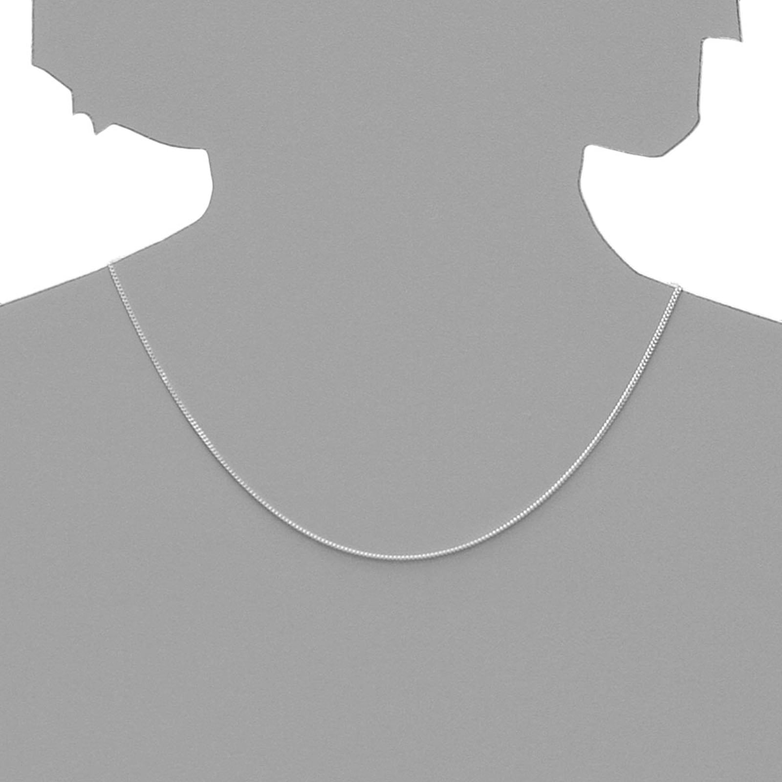 OSTSEE-SCHMUCK Silberkette »- Panzer diamantiert 1,3 mm breit - Silber 925/000 -,«