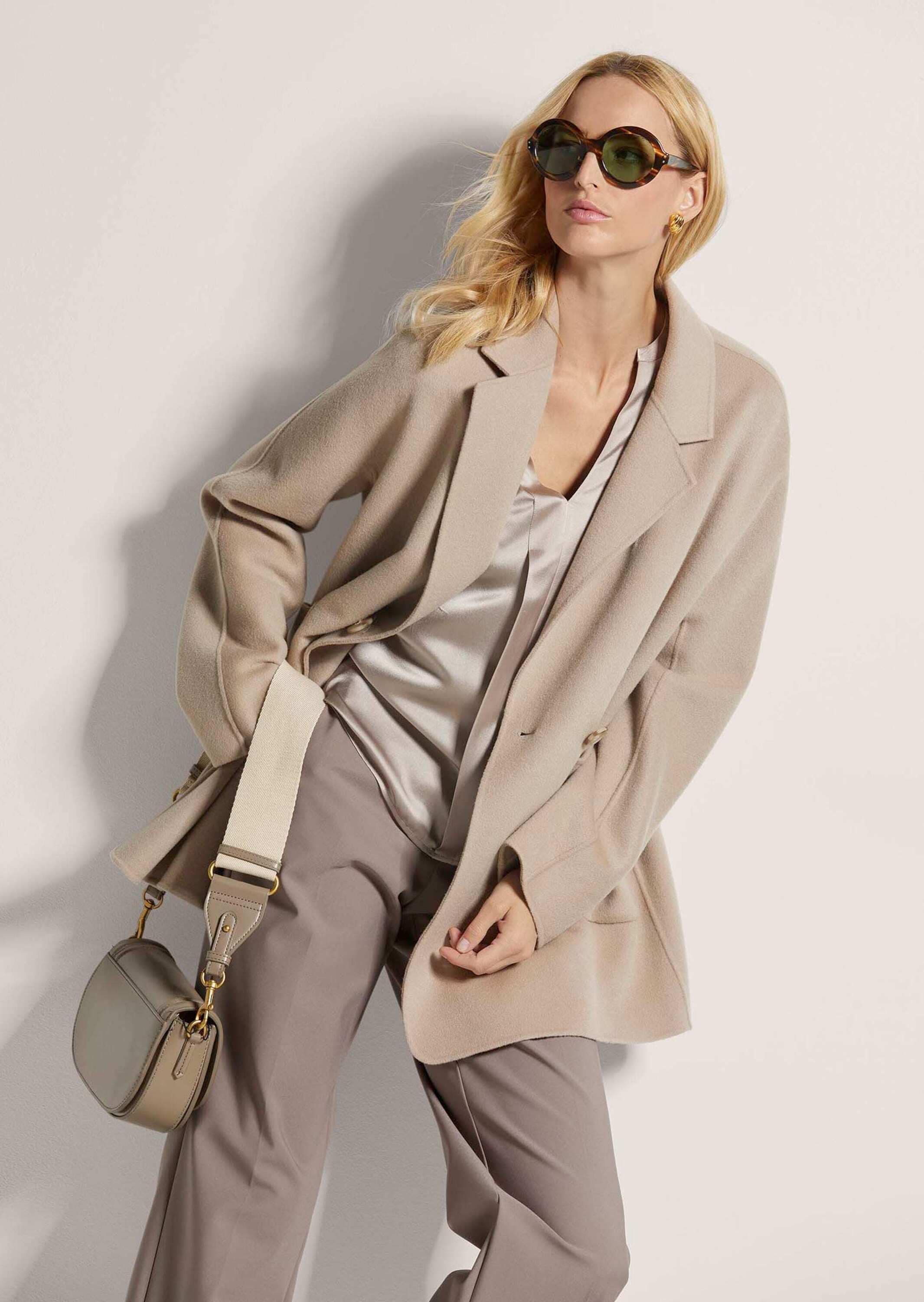 MADELEINE Langmantel »Kurzmantel Doubleface-Mantel aus reiner Wolle«