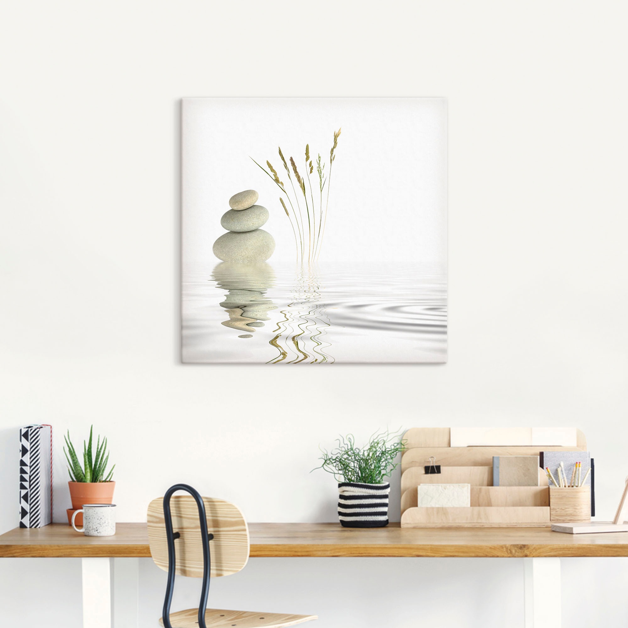 Artland Wandbild »Zen Friede«, Zen, (1 St.), als Alubild, Outdoorbild, Leinwandbild, Poster, Wandaufkleber