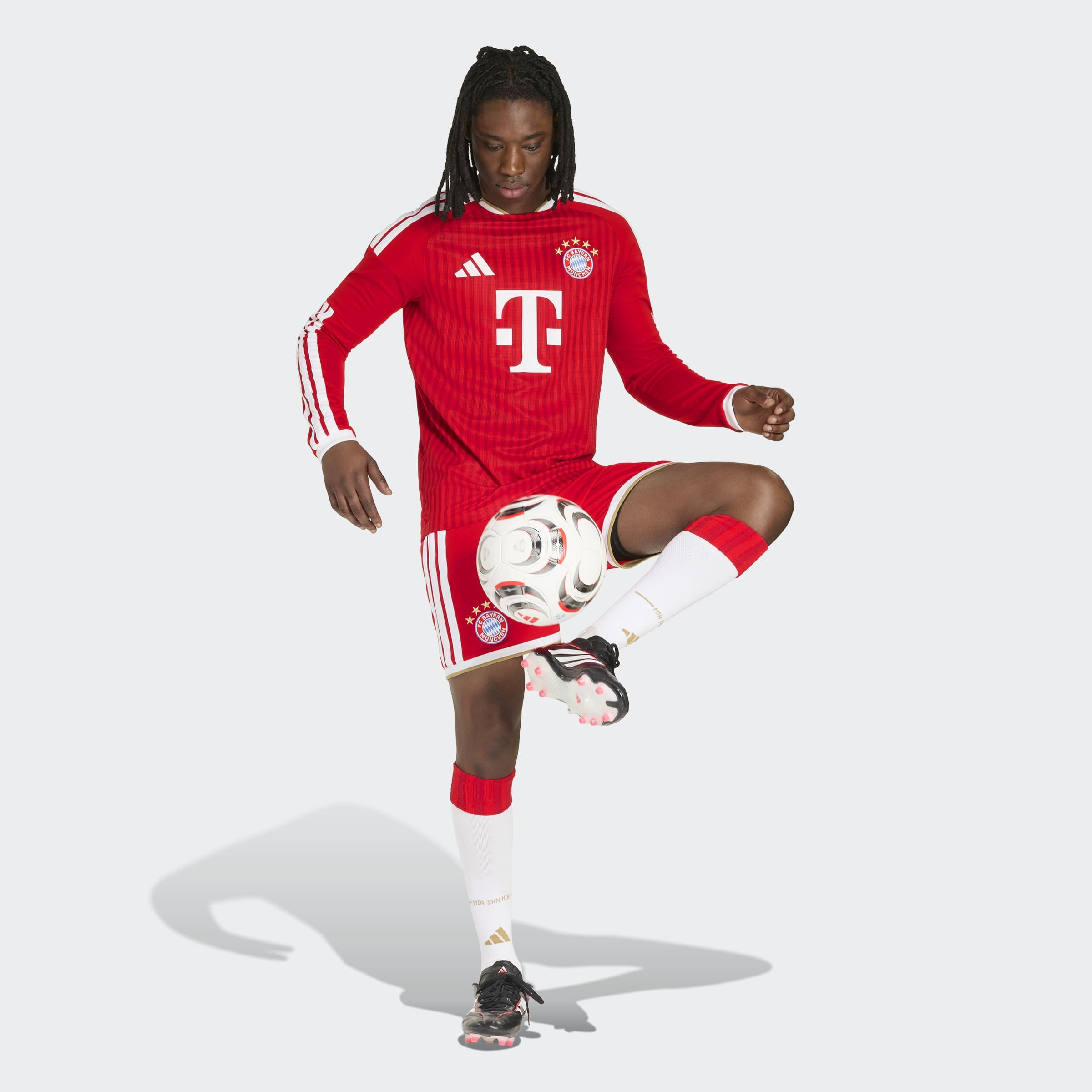 adidas Performance Fußballtrikot »FCB H JSY L« mit Rundhalsausschnitt, schmal geschnittene Passform