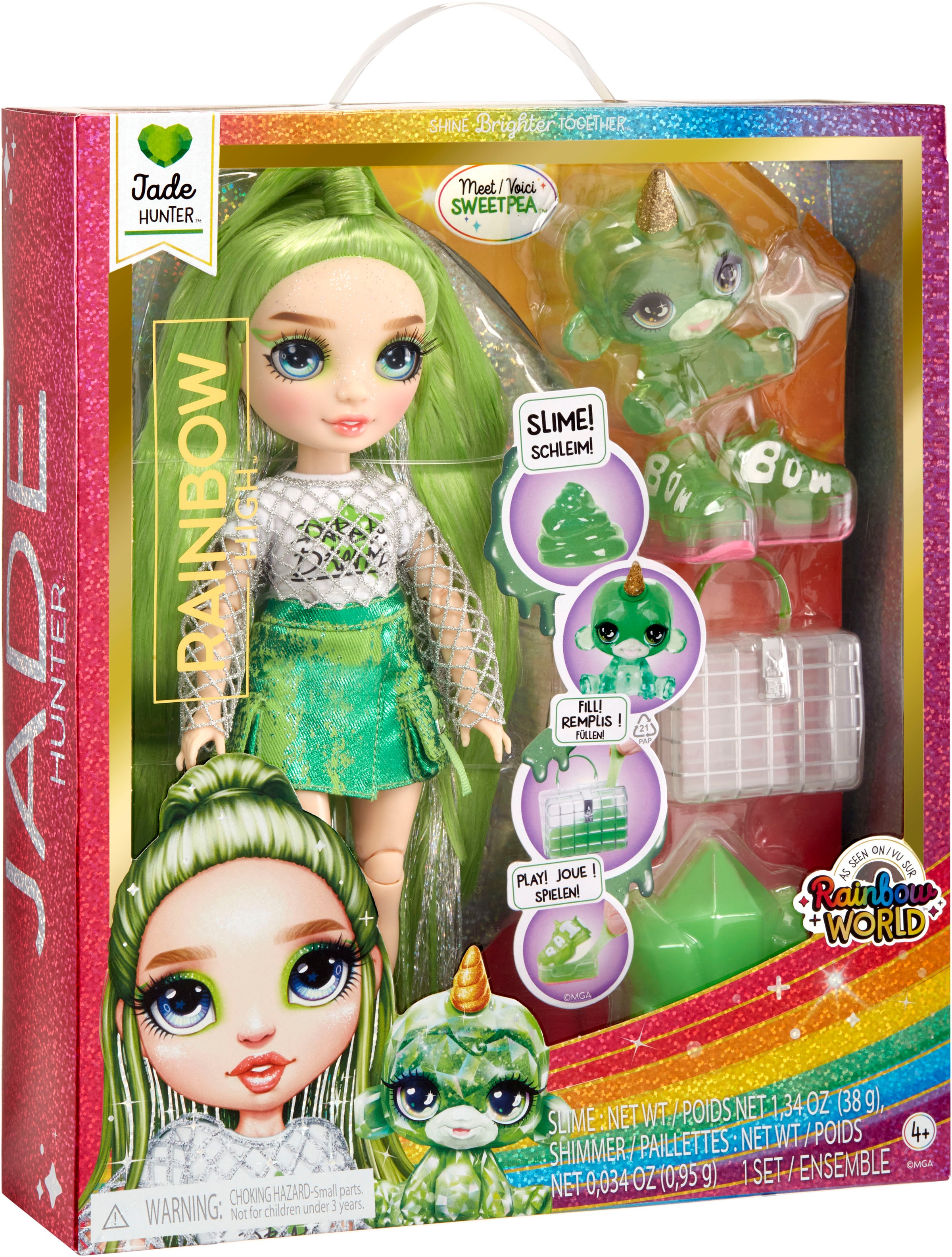 RAINBOW HIGH Anziehpuppe »Classic Rainbow Fashion Doll- Jade (green)«
