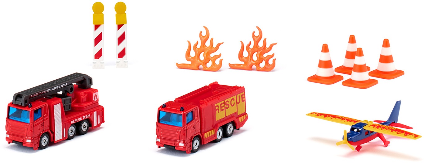 Spielzeug-Feuerwehr »SIKU Super, Geschenkset Feuerwehr (6330)«
