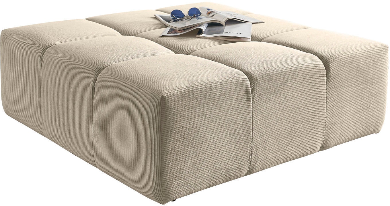 INOSIGN Polsterhocker »Ancona« passend zur "Ancona"-Polsterserie, auch in Cord + Easy Care