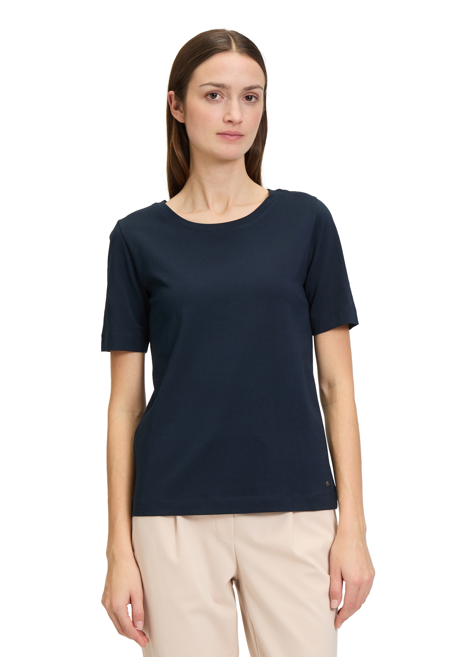 Betty&Co T-Shirt »Basic Shirt mit Rundhalsausschnitt«