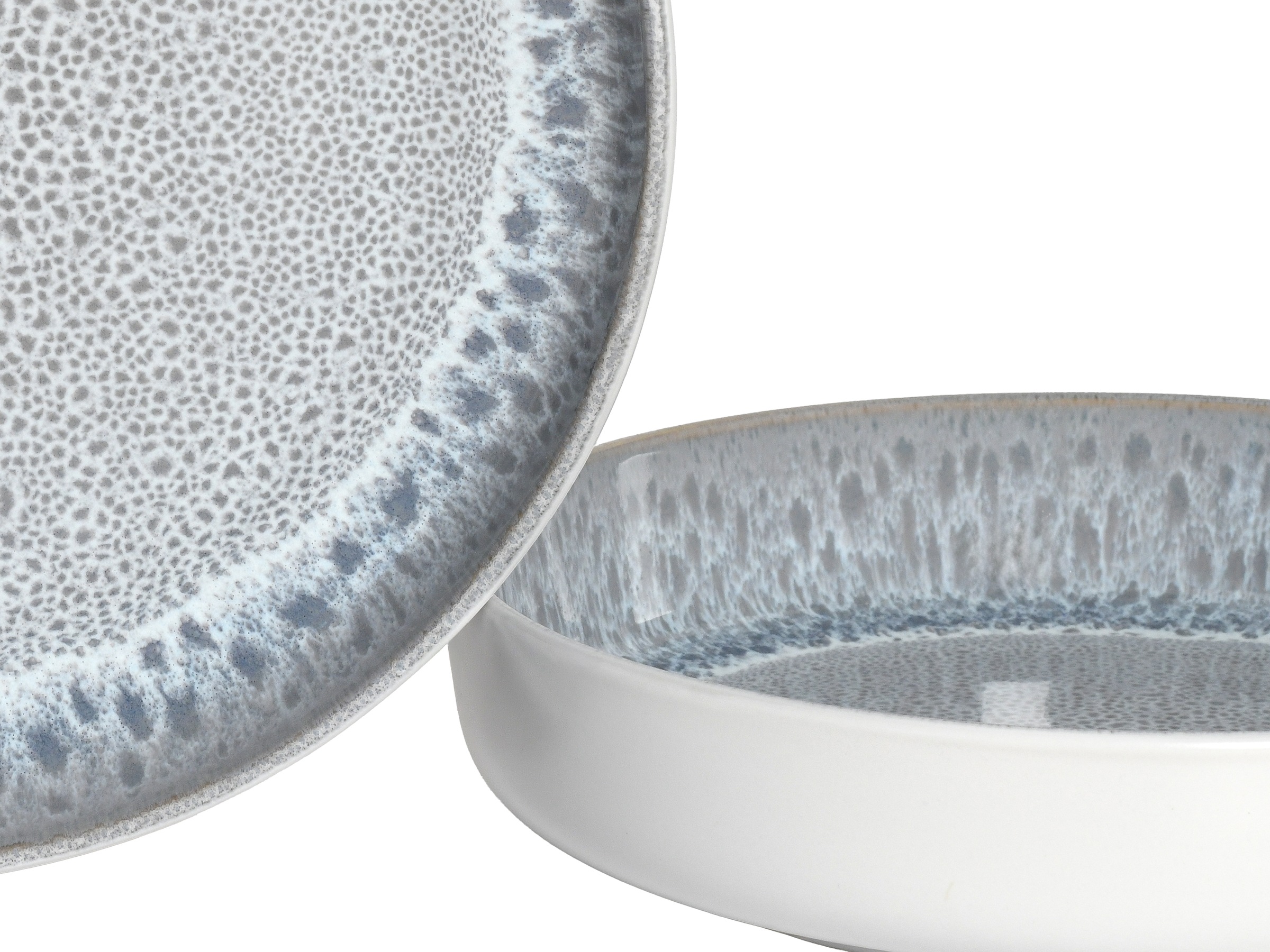 OTTO home Teller-Set »modernes Geschirr-Set, Service Lykk« hohe Haltbarkeit, spülmaschinen- & mikrowellengeeignet, Reaktivglasur