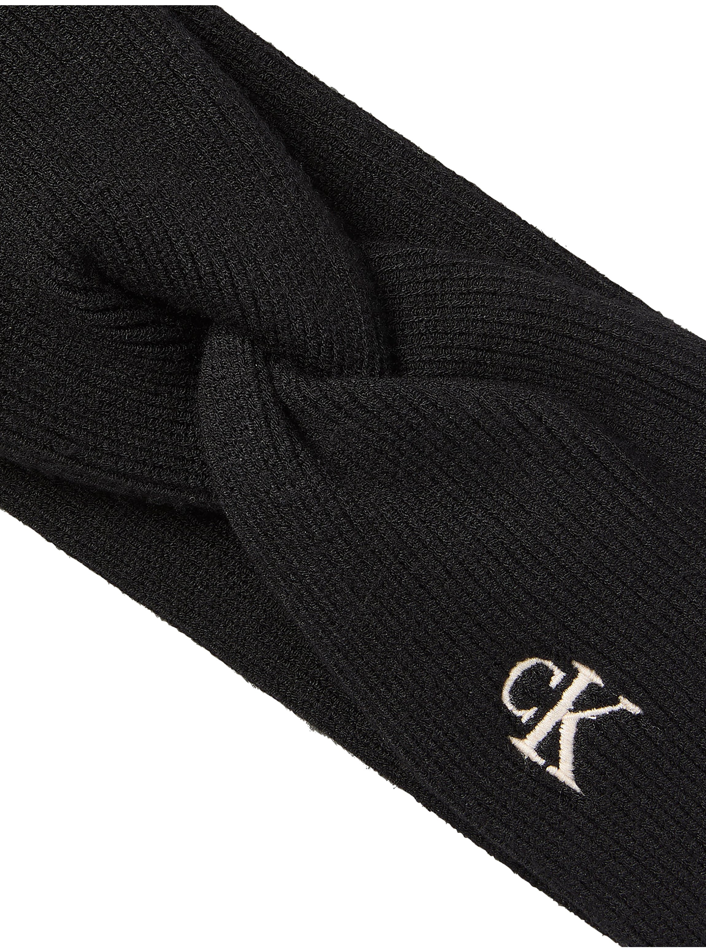 Calvin Klein Stirnband »CK FINE RIB TWIST HEADBAND« aus weichem Strick