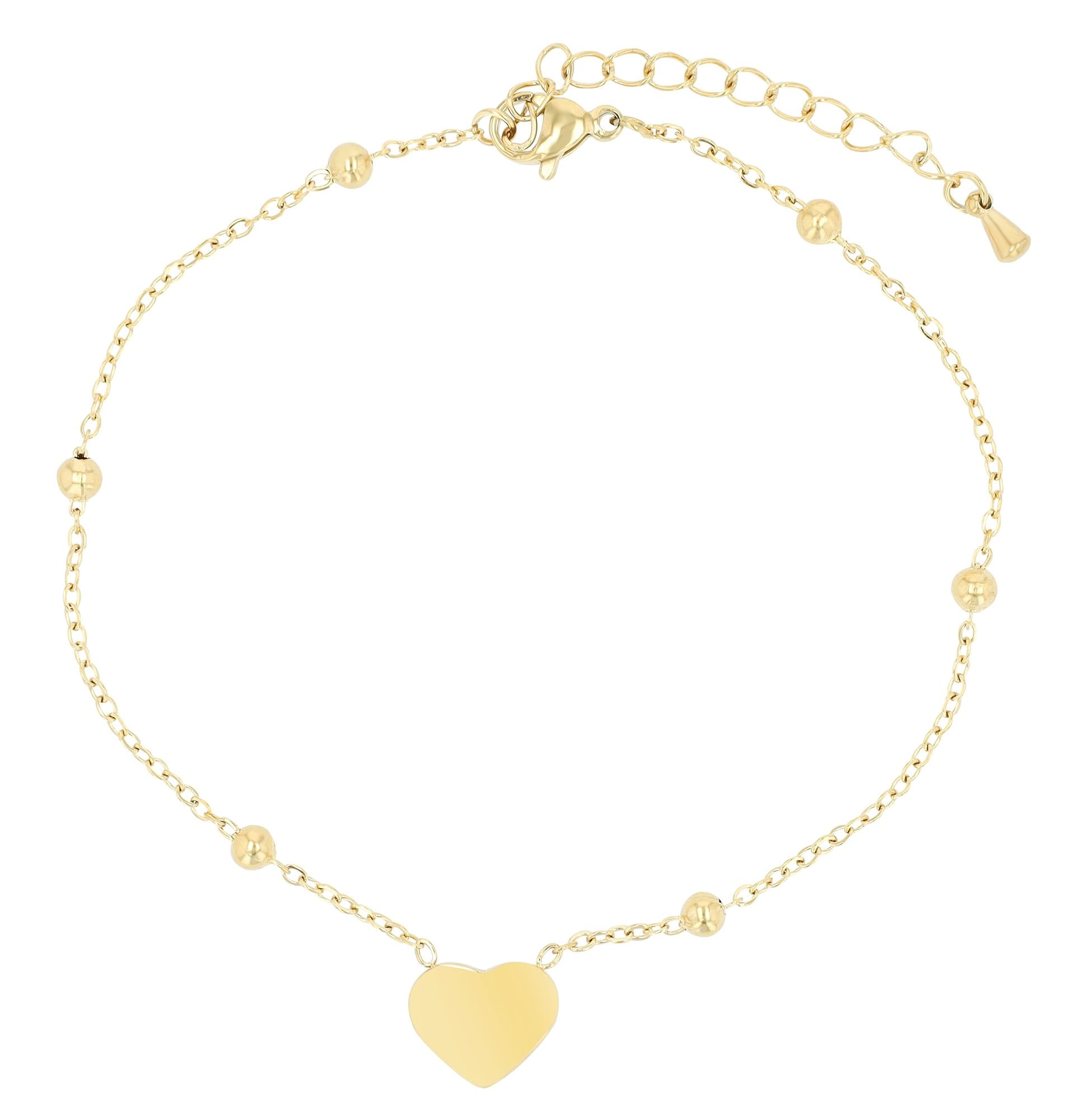 Adelia´s Kettenanhänger »Damen Anhänger ¿ Herzanhänger aus Edelstahl«