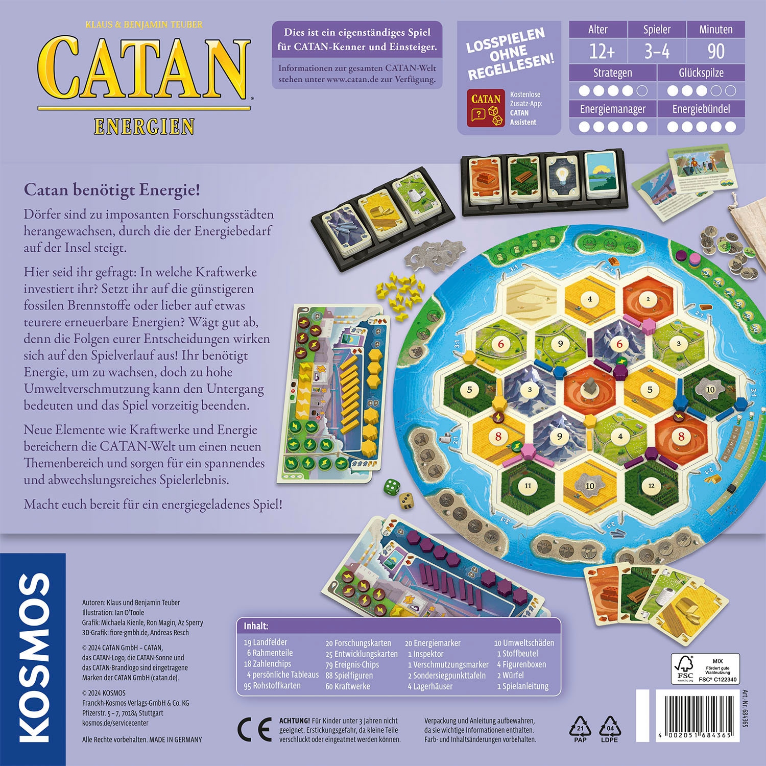 Kosmos Spiel »Catan Energien«, Made in Germany