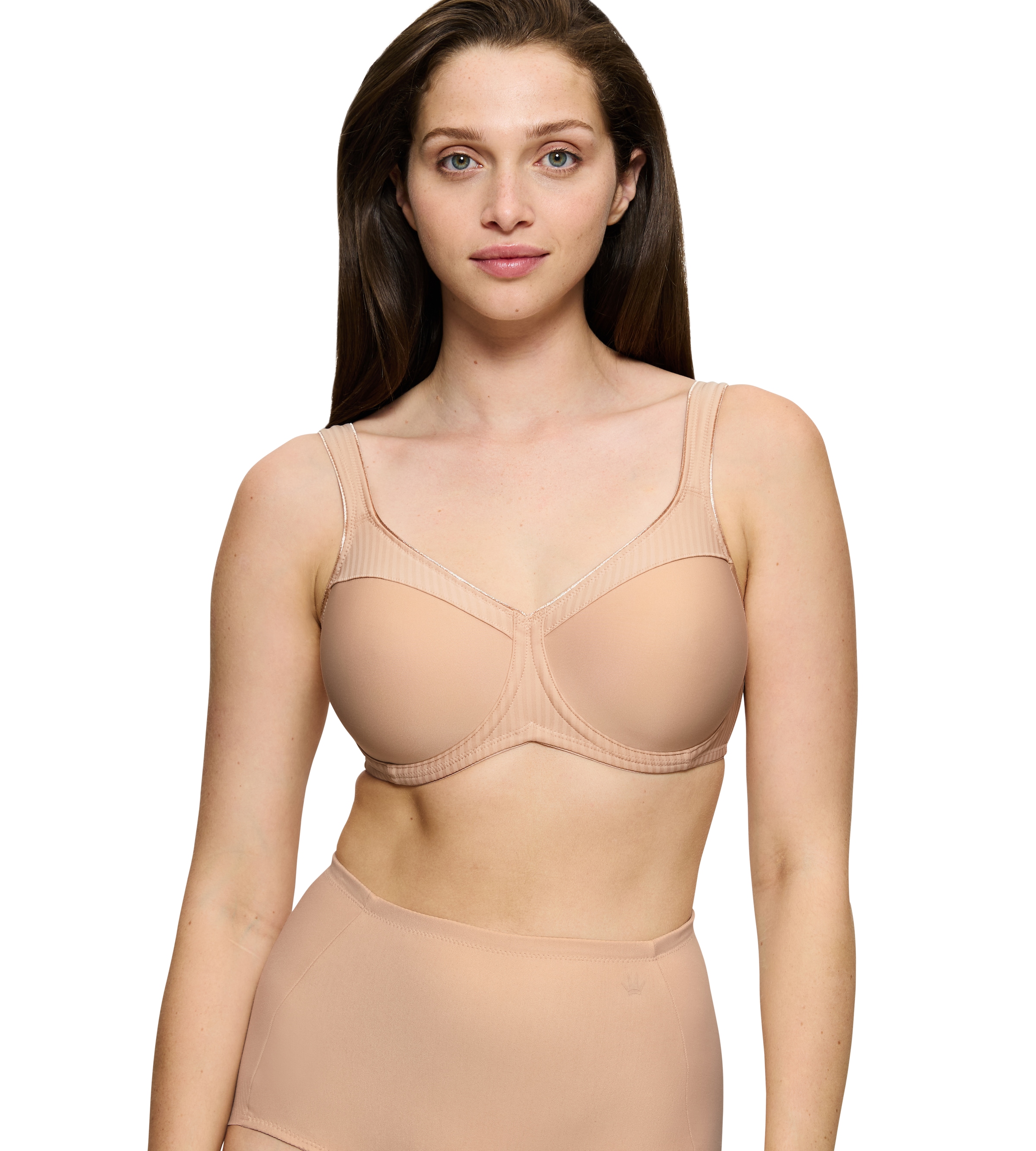 Triumph Minimizer-BH »Modern Soft+Cotton« verkleinert die Brust optisch um eine Cup-Größe