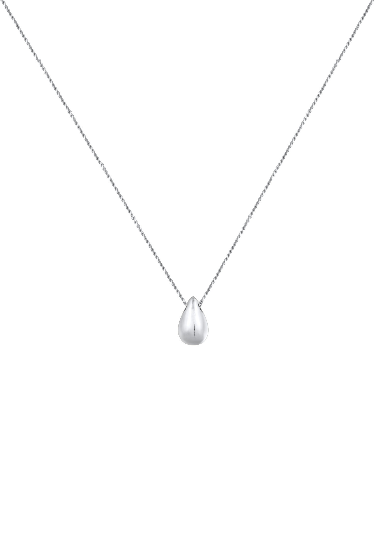 Elli Kette mit Anhänger »Halskette Tropfen Anhänger Zeitlos Schlicht 925 Silber«