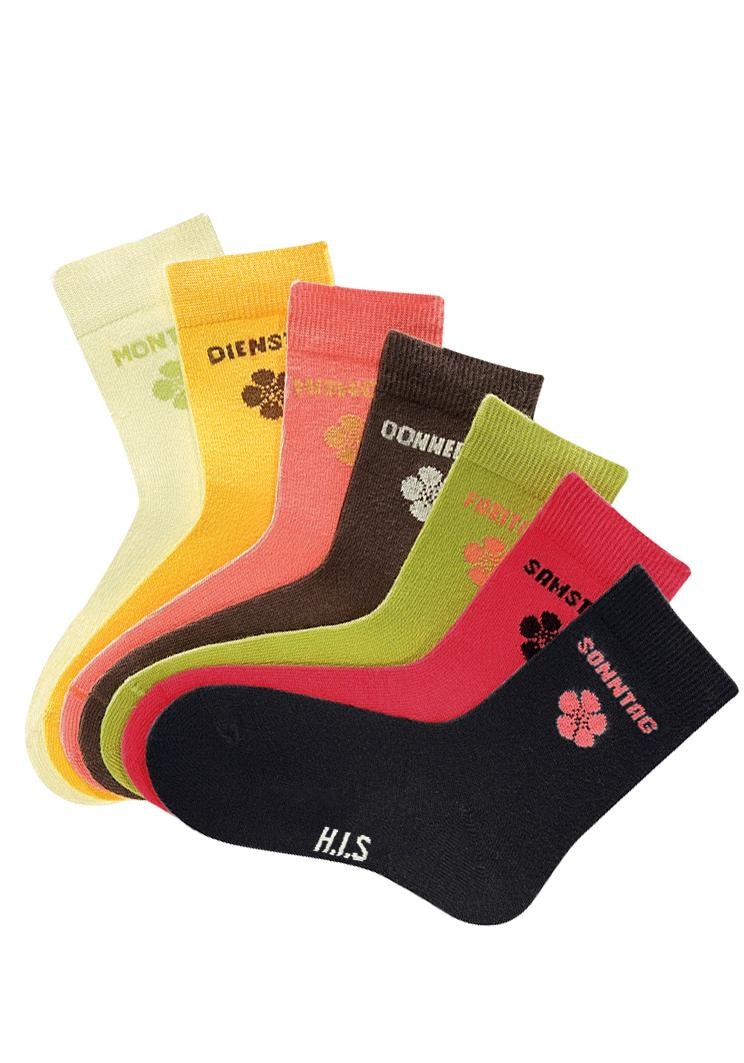 H.I.S Socken, für OTTO online (7 Kinder mit Paar), bei Blumenmotiv
