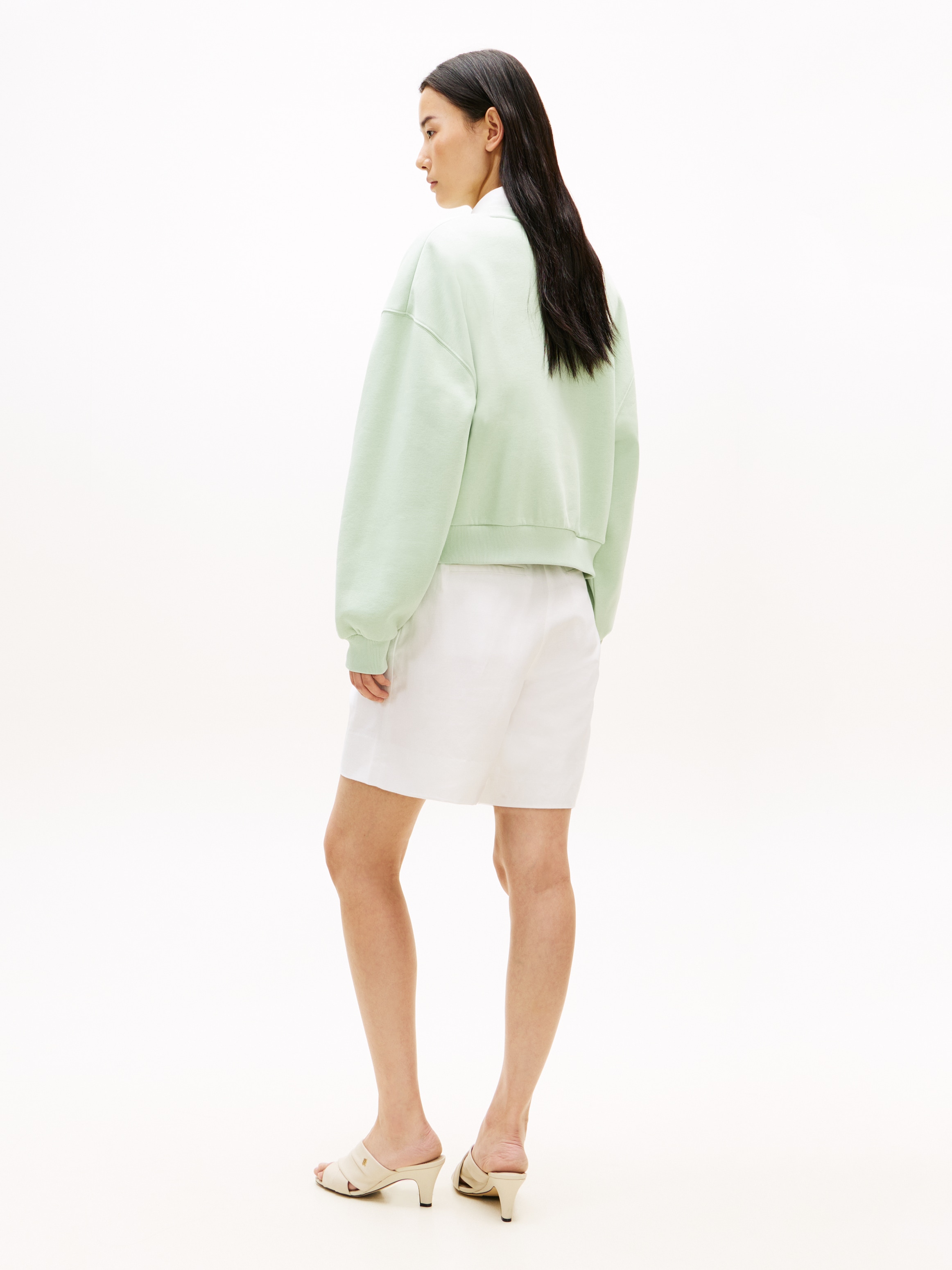 Tommy Hilfiger Sweatshirt »CORP LOGO MDRN SWTSRT«, Baumwollmischung
