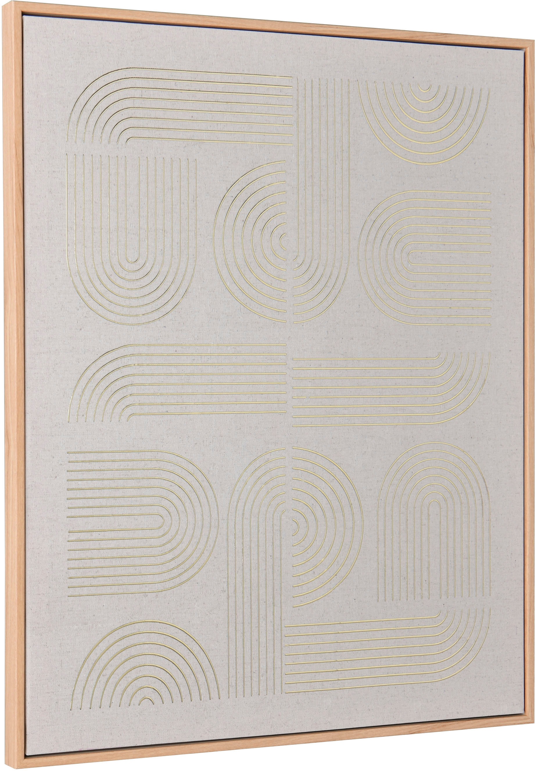 MIRRORS AND MORE Kunstdruck »NORMA« 1 Stk. tlg. Kunstwerk im Geometrischen Design