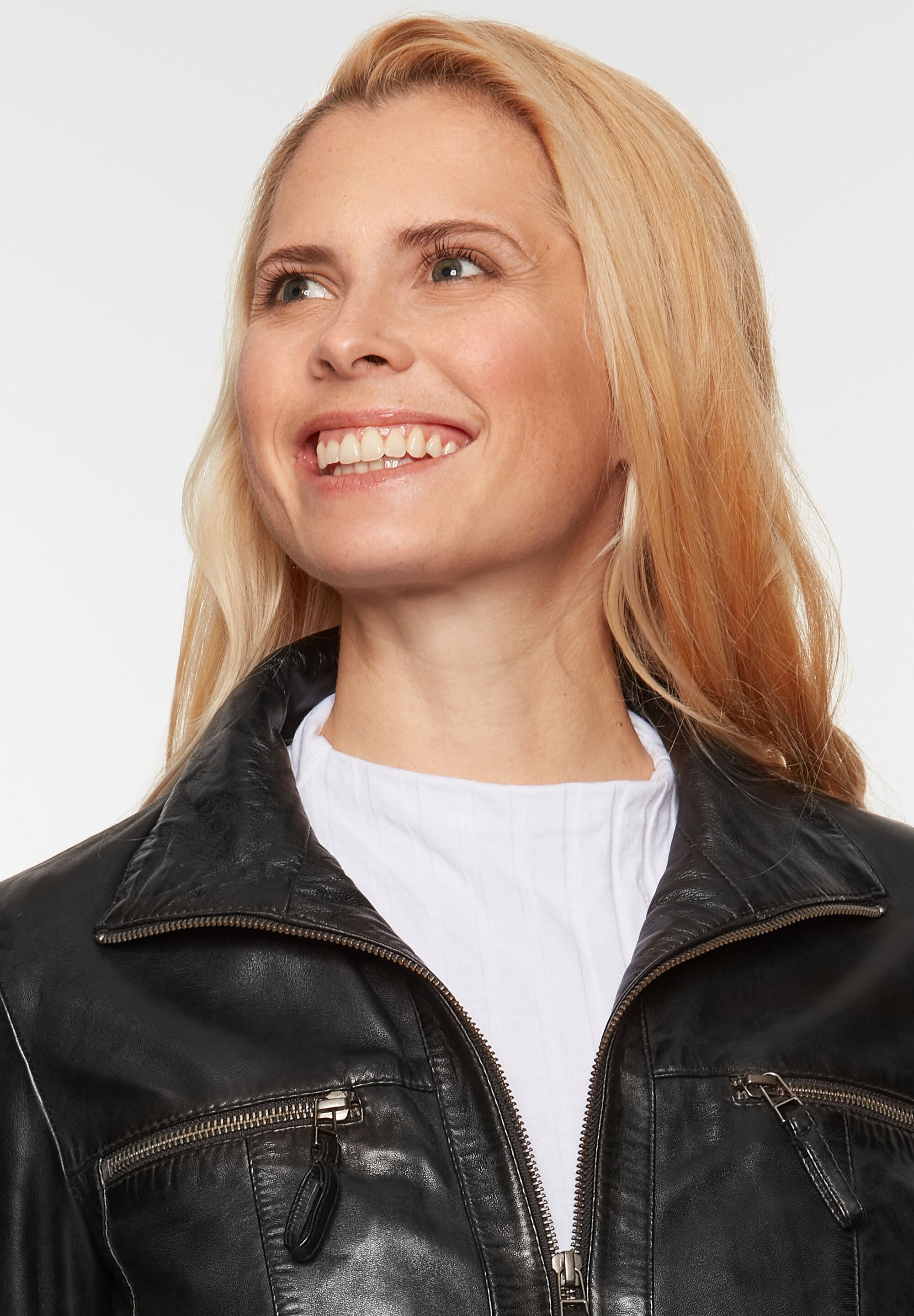 7eleven Bikerjacke »SENONA« ohne Kapuze im Uni-Design