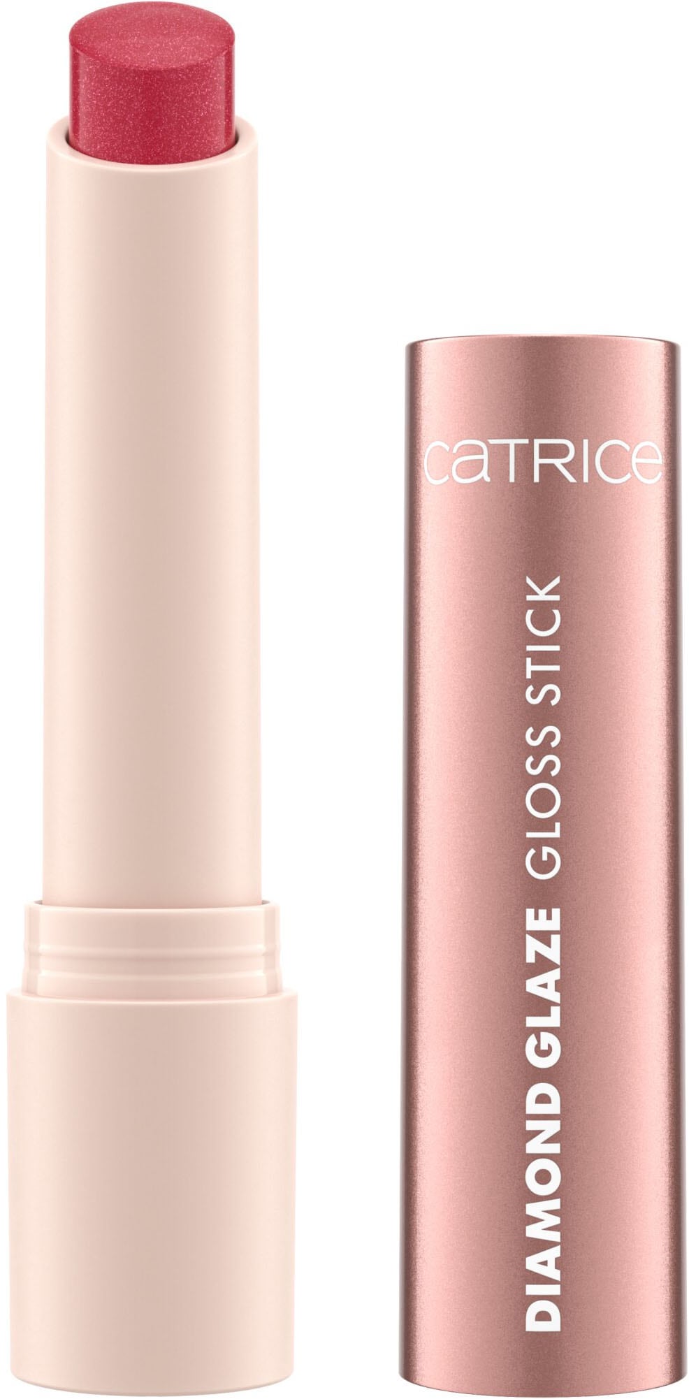 Catrice Lippenstift »DIAMOND GLAZE GLOSS STICK« glänzendes Finish mit intensivem Glow, pflegend wie ein Balsam