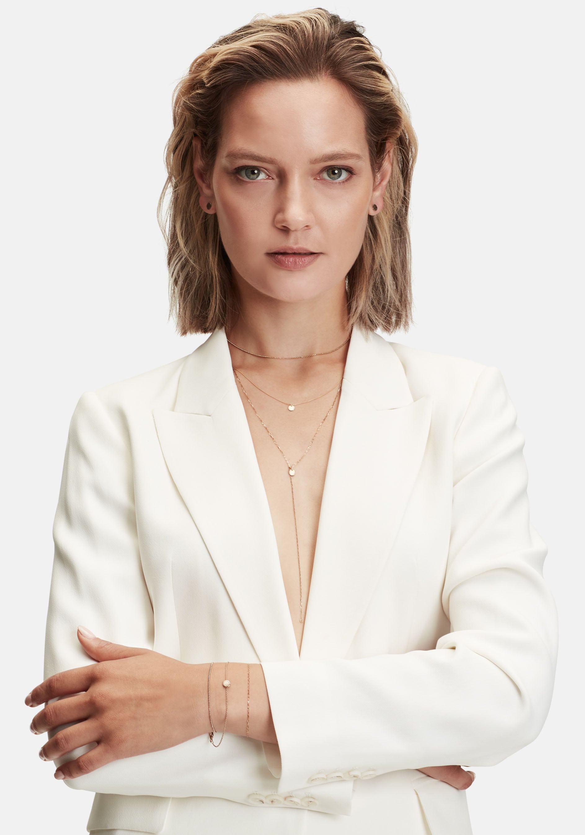 Liebeskind Berlin Armband »Schmuck Geschenk Gold 375 Armkette Gold Collection« mit Zirkonia (synth.)