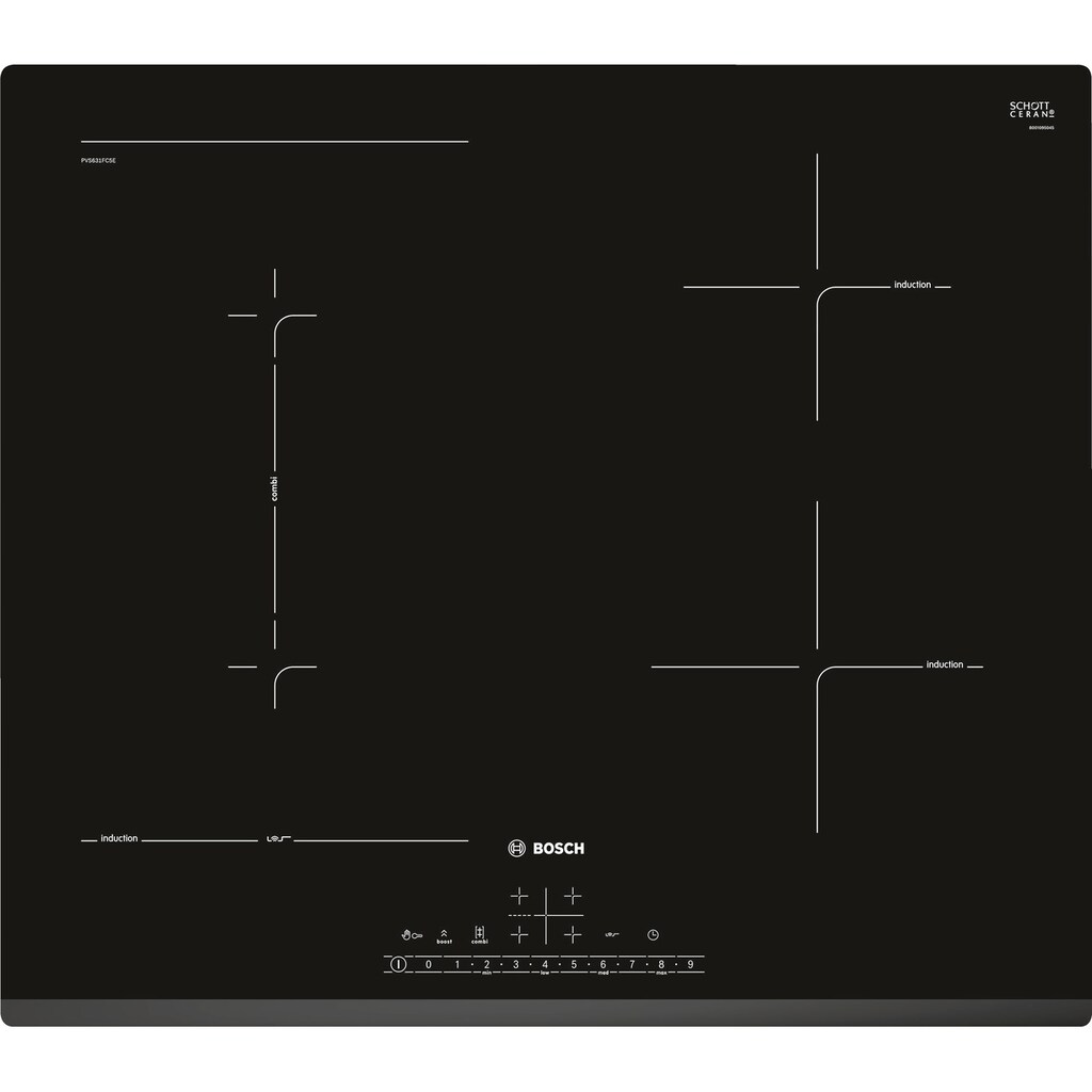 BOSCH Backofen-Set »HBD236VR60«, HBF133BR0, mit Teleskopauszug nachrüstbar, ecoClean Direct