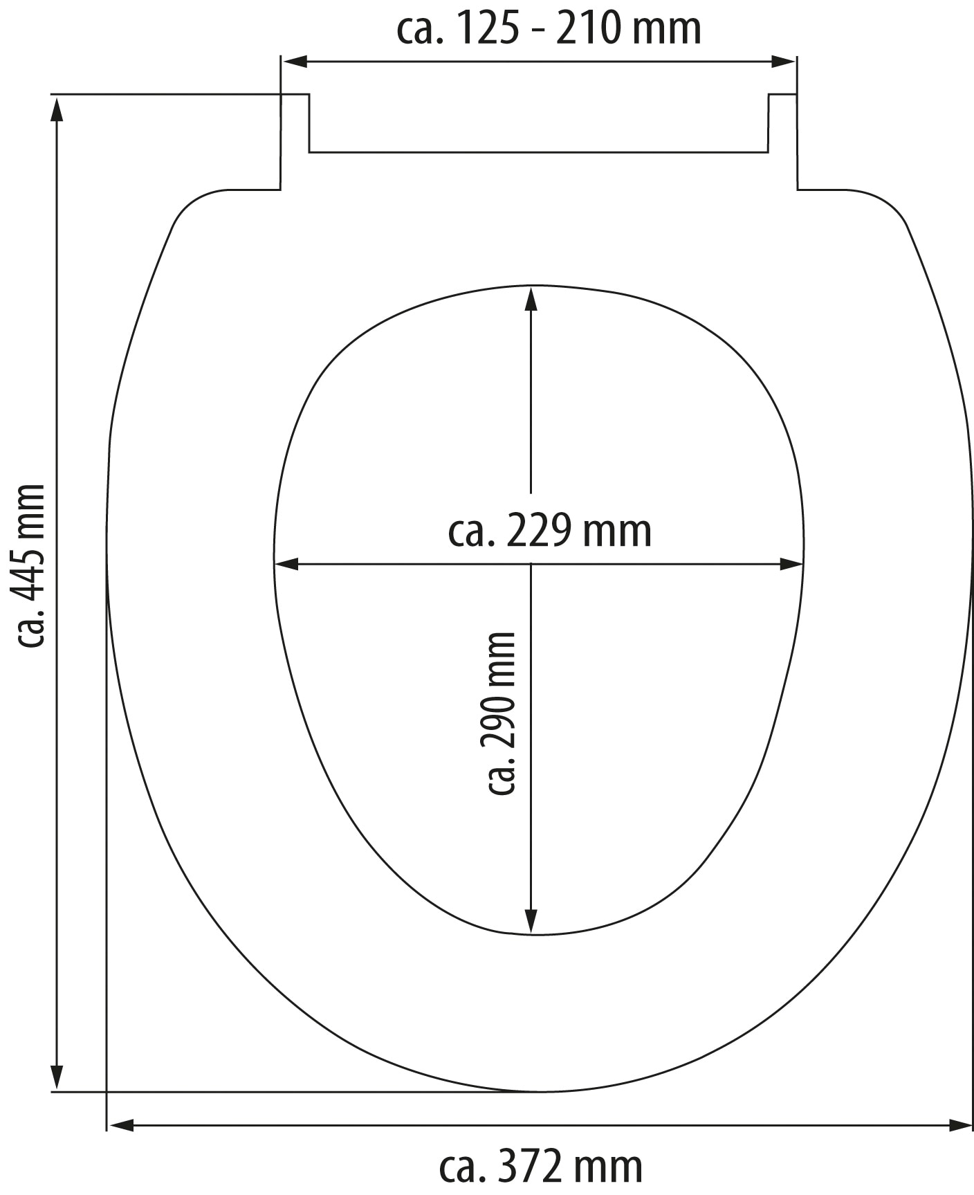 Eisl WC-Sitz »Mosaik«, Duroplast, Absenkautomatik, max. Belastung der Klobrille 150 kg
