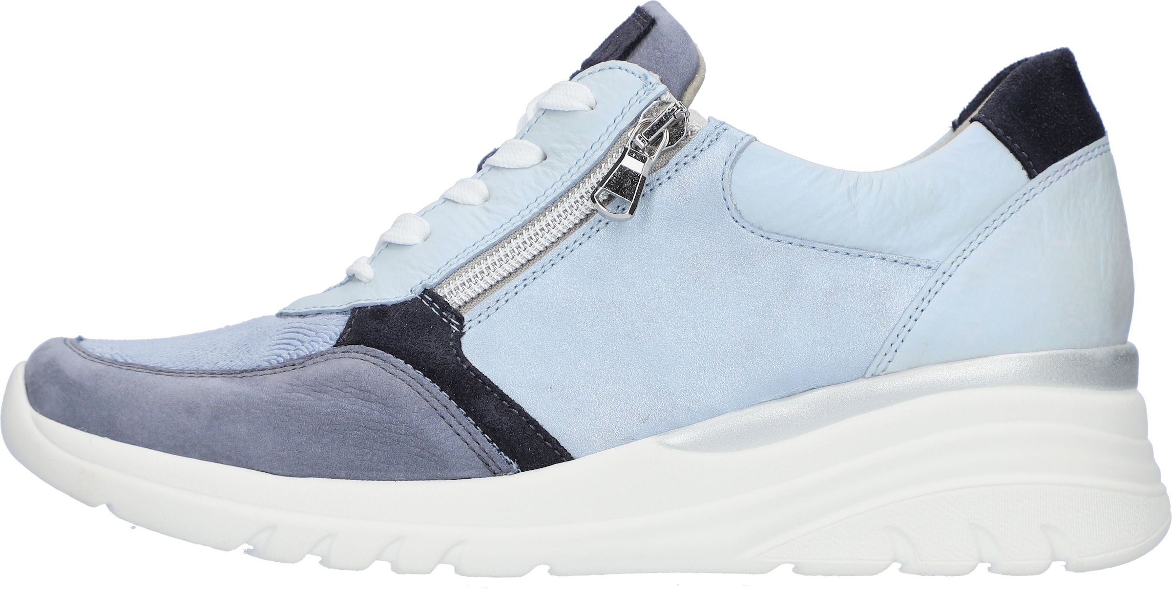 Waldläufer Keilsneaker »H-CARLA Soft«  Schnürschuh, Halbschuh, Freizeitschuh mit Kontrastbesatz