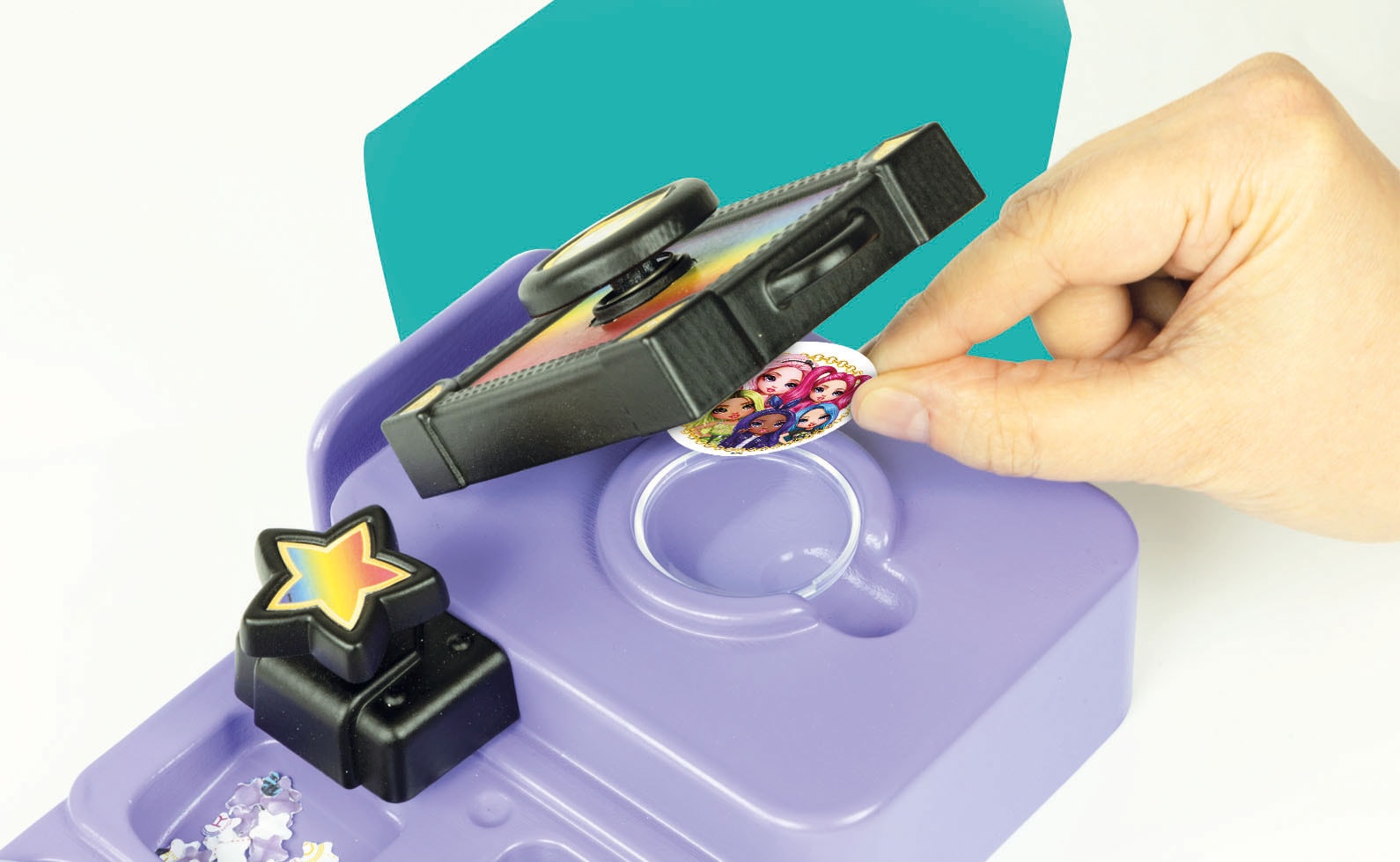 Clementoni® Kreativset »Rainbow High, Button-Maker«, Made in Europe