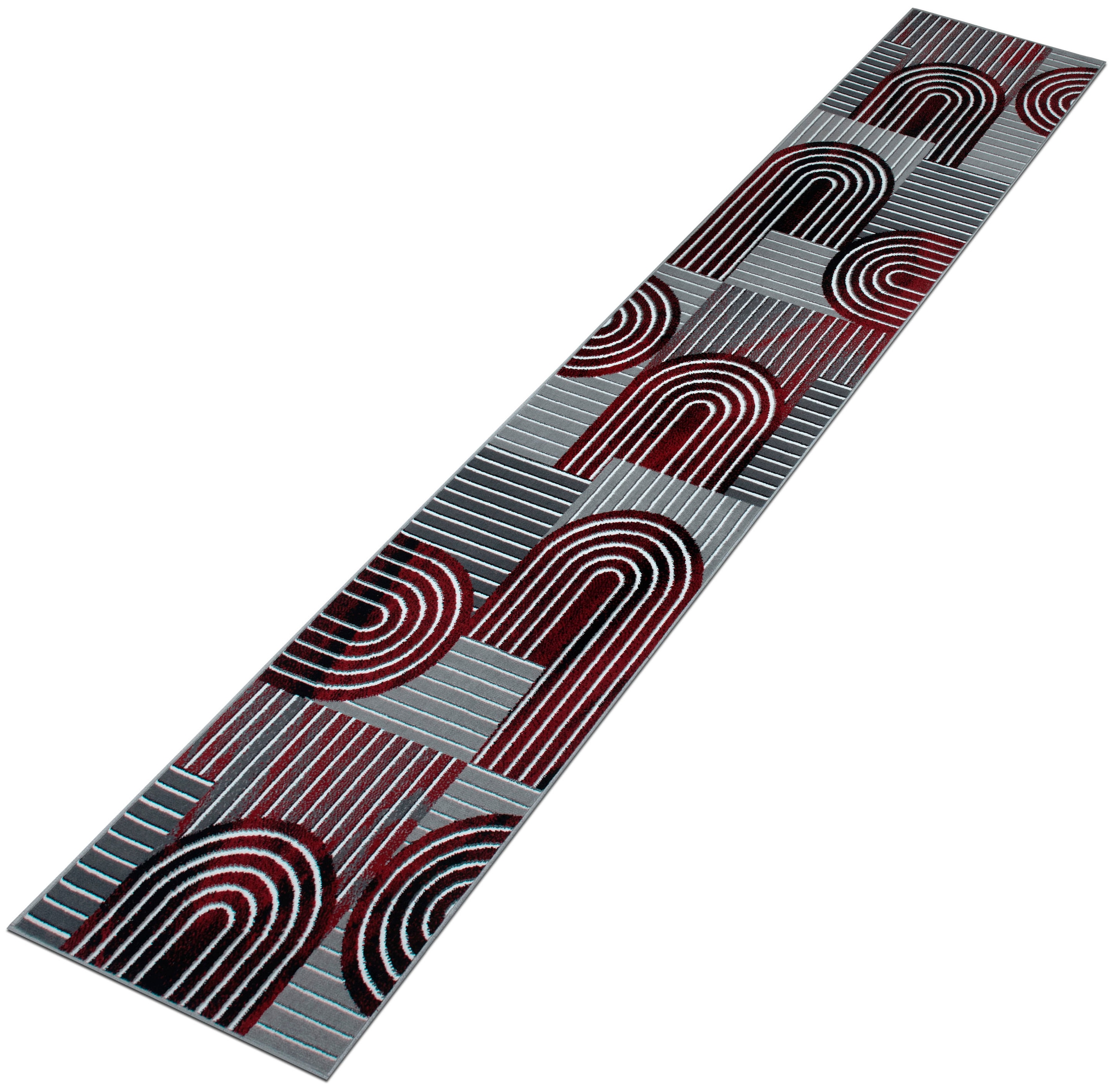 OTTO home Läufer »Lyssandra« rechteckig 8 mm Höhe 3D-Effekt, softer Kurzflor, pflegeleicht, leichter Glanz, Scandi-Look