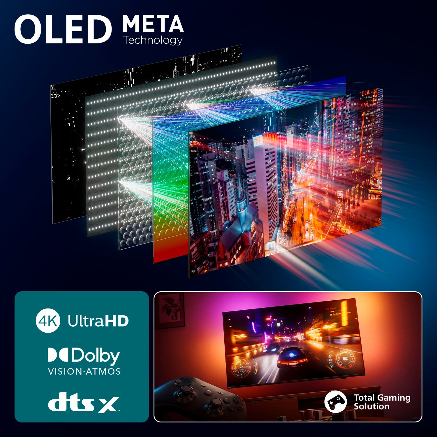 Philips OLED-Fernseher »77OLED950/12« 194 cm/77 ″ Smart-TV