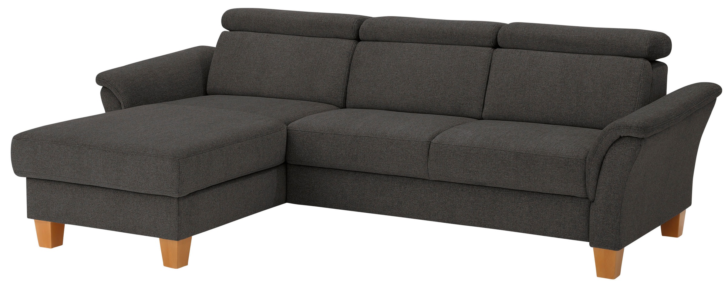 Home affaire Ecksofa »Conville L-Form«, Federkern, wahlweise mit Bettfunktion und Bettkasten bzw. Stauraum