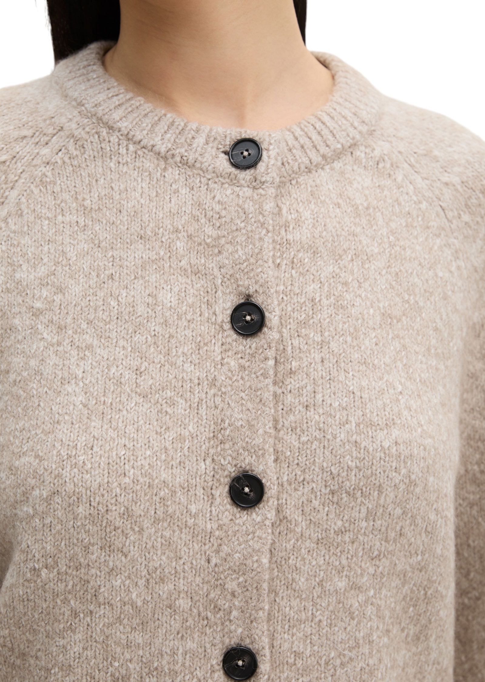 Marc O'Polo Cardigan regular aus kuscheligem Organic Cotton-Alpakawolle-Mix